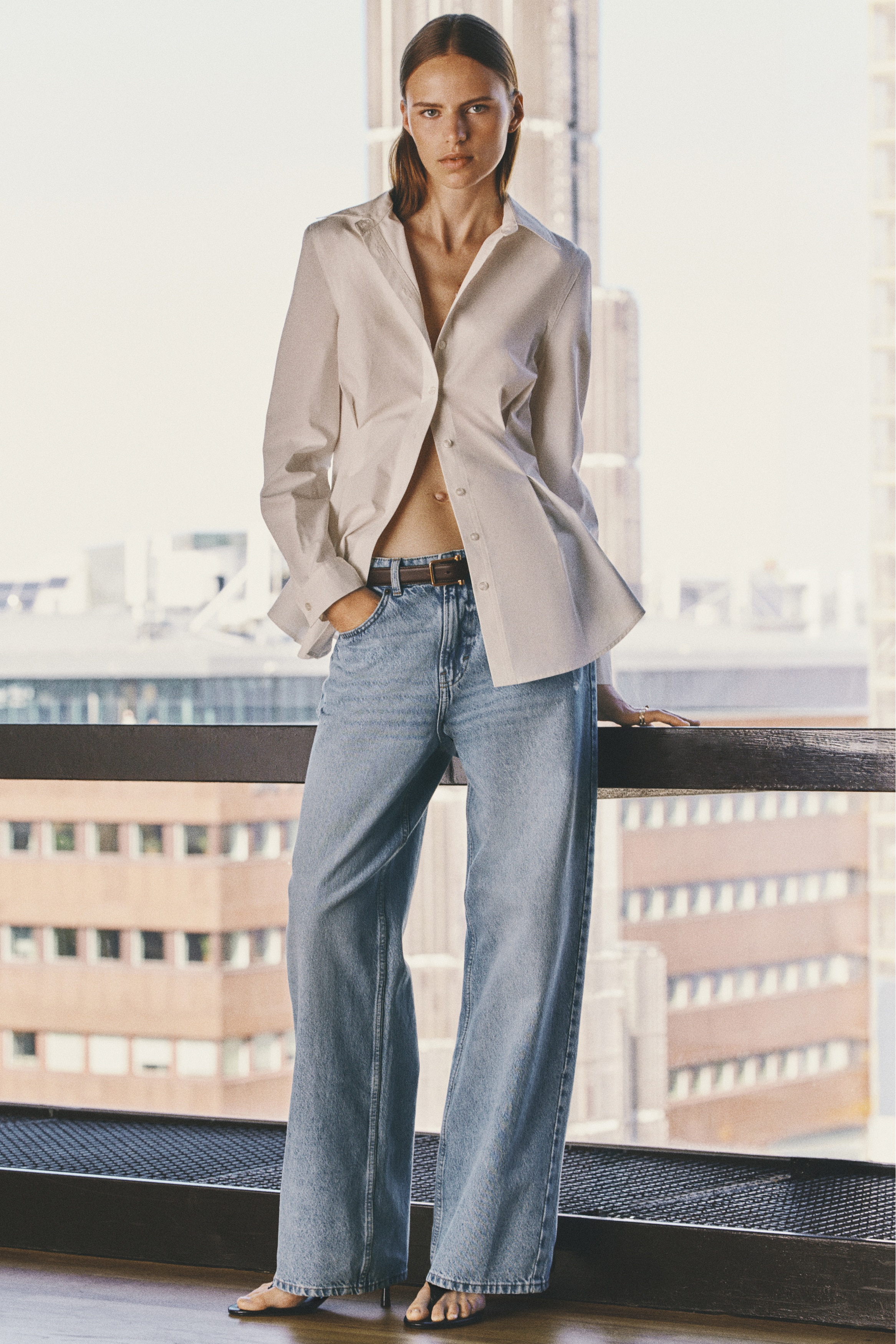 Wide Regular Waist JeansModèle