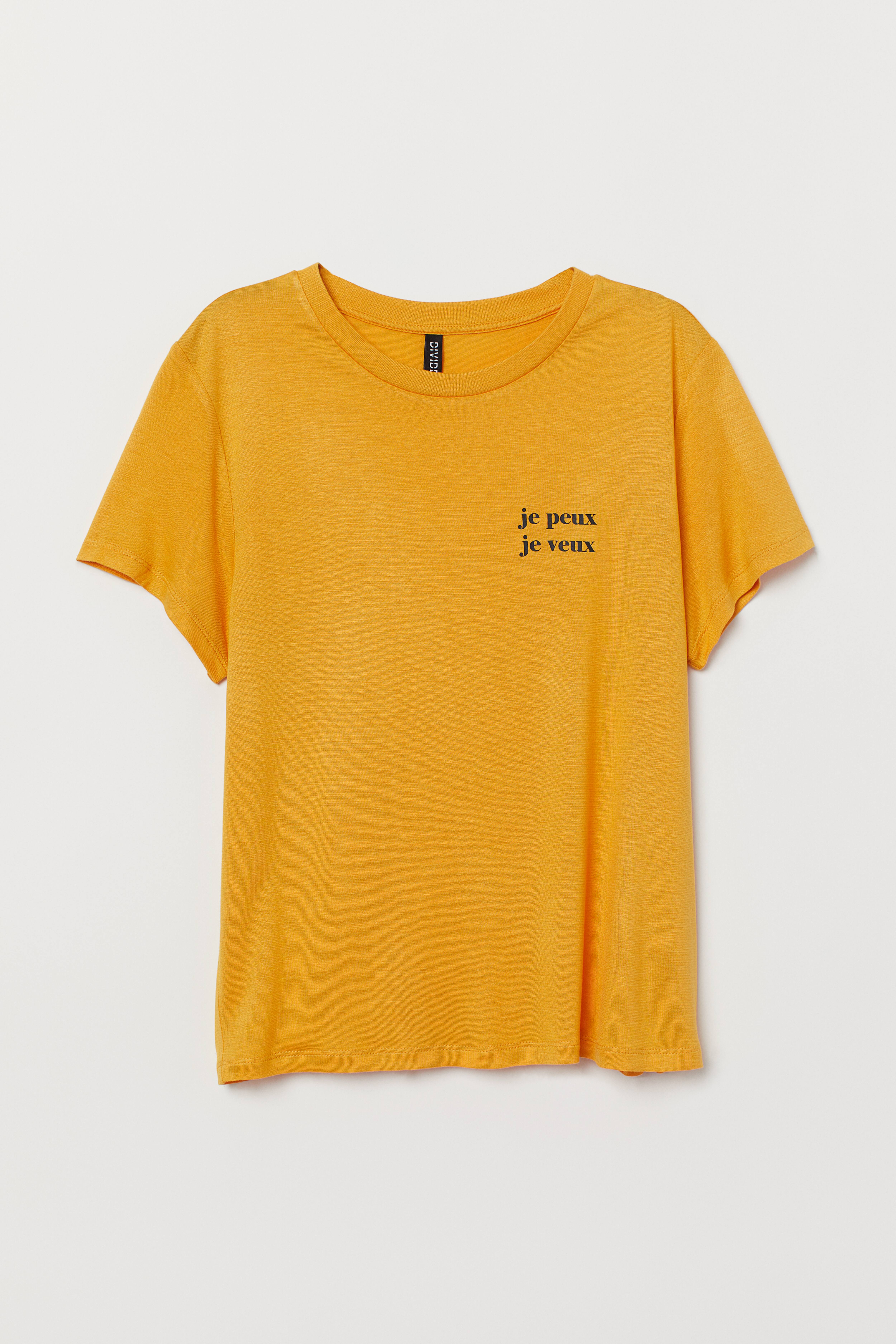 yellow tシャツ 安い h&m