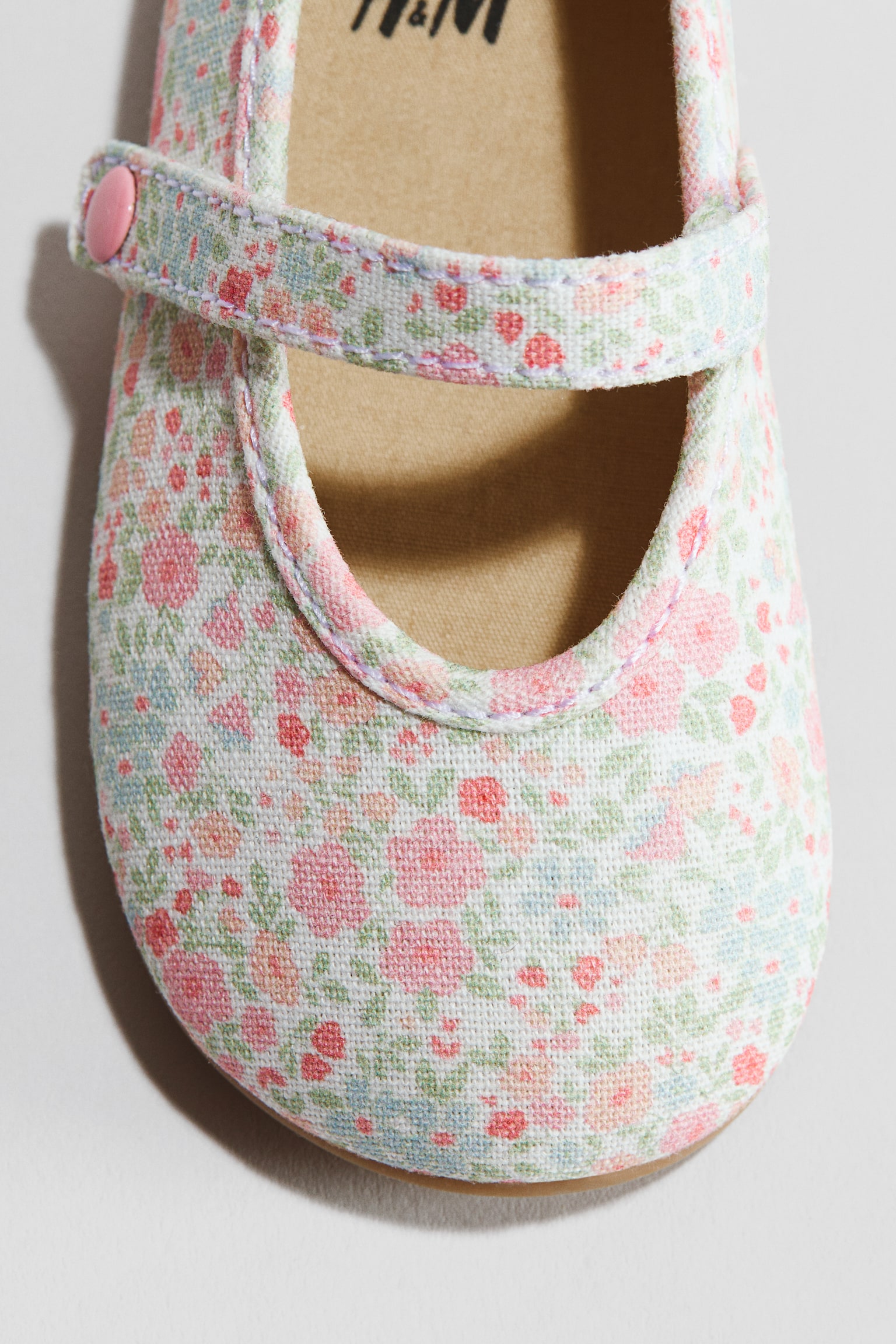 Ballet pumps - White/Floral/Light pink - 2