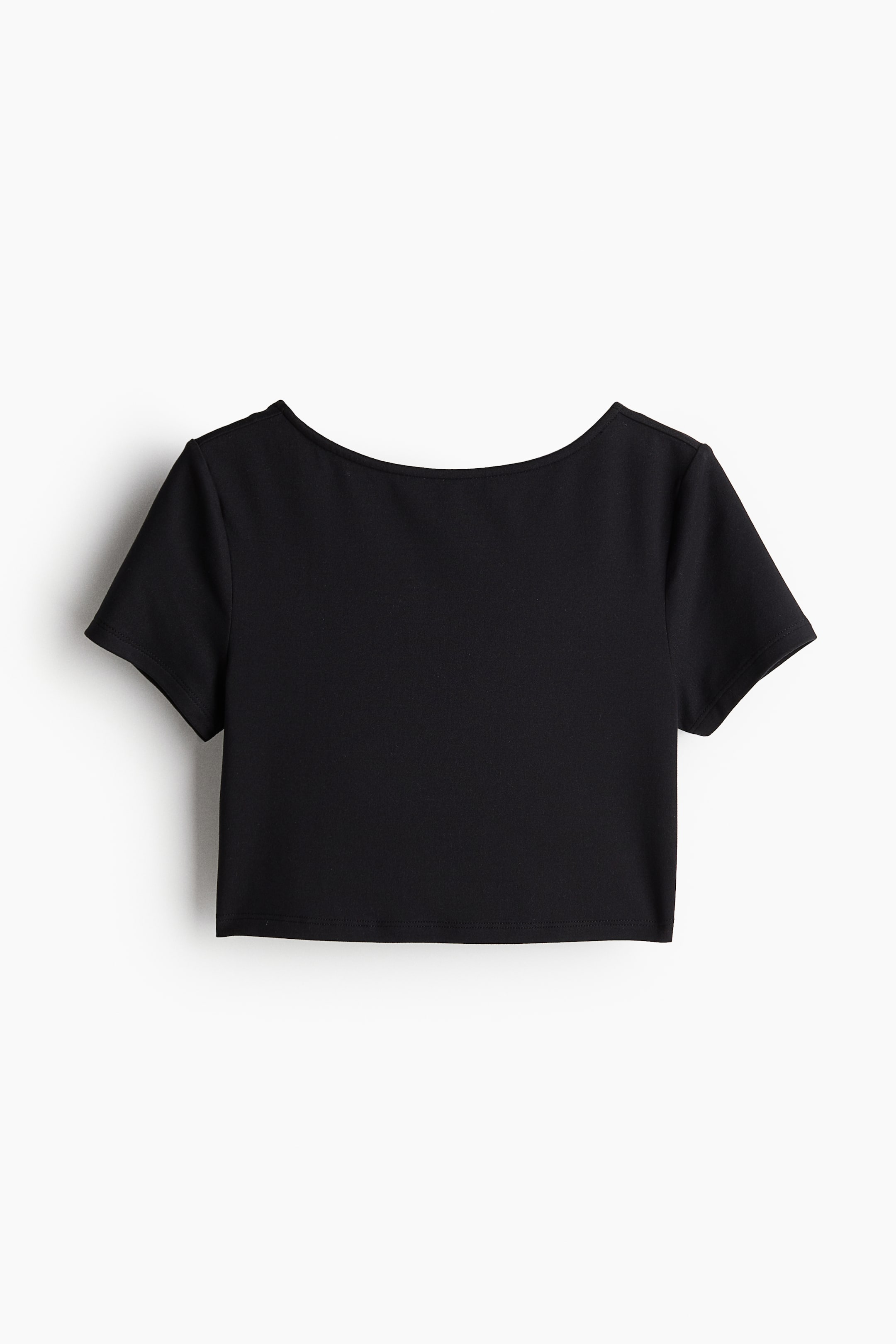 View larger image: Strap Detail Low Back Top - Black - Ladies | H&M AU 1