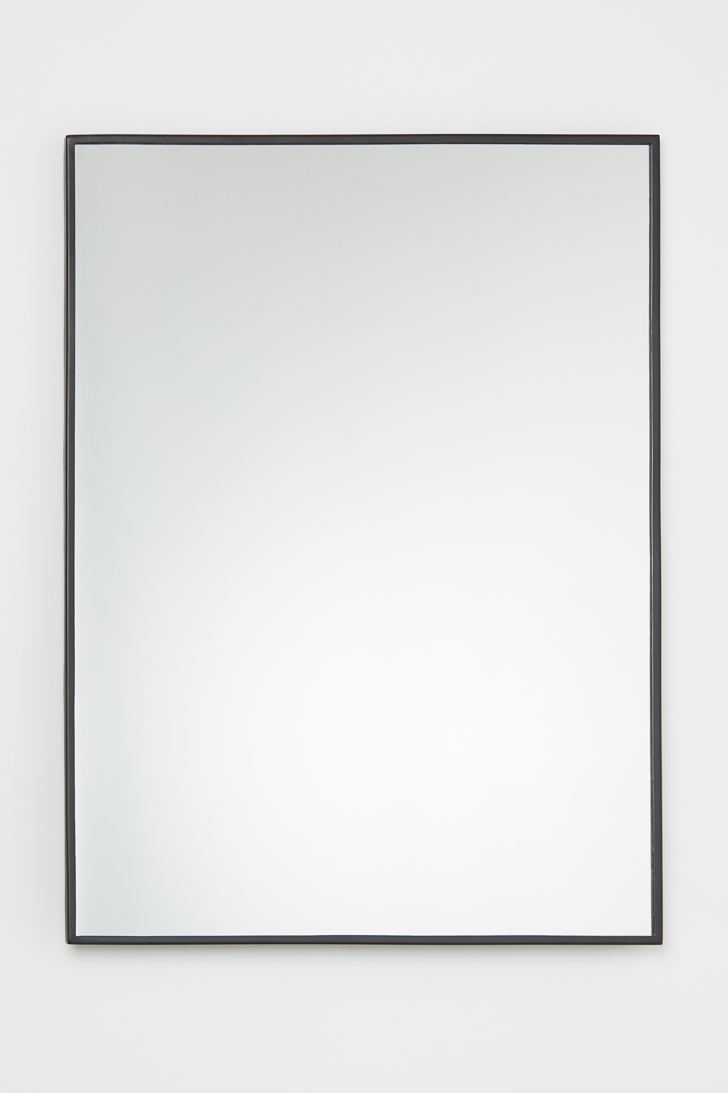 Metal-frame Mirror - Black
