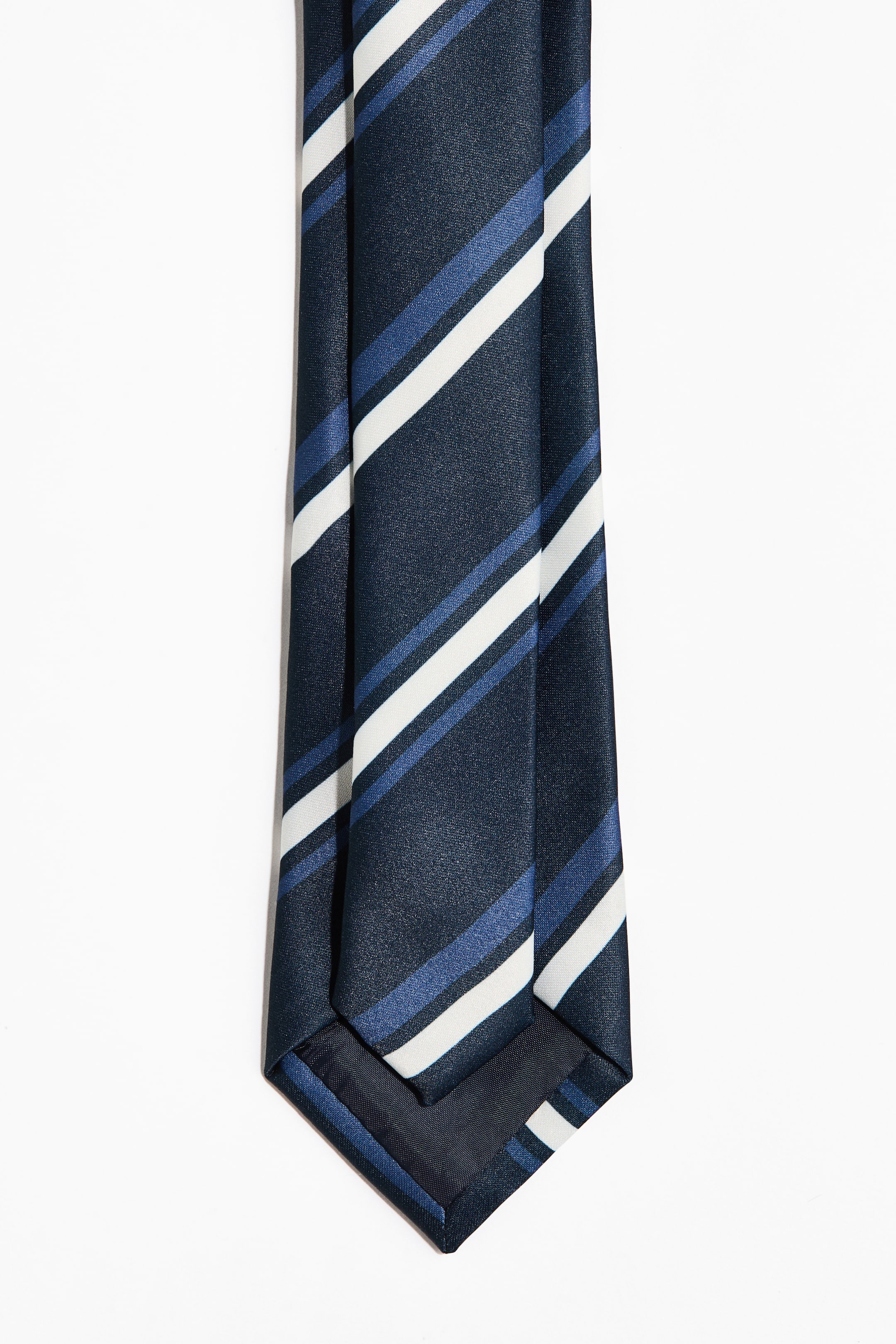 Visa större bild: Satinslips - Mörkblå/Randig - DAM | H&M FI 2