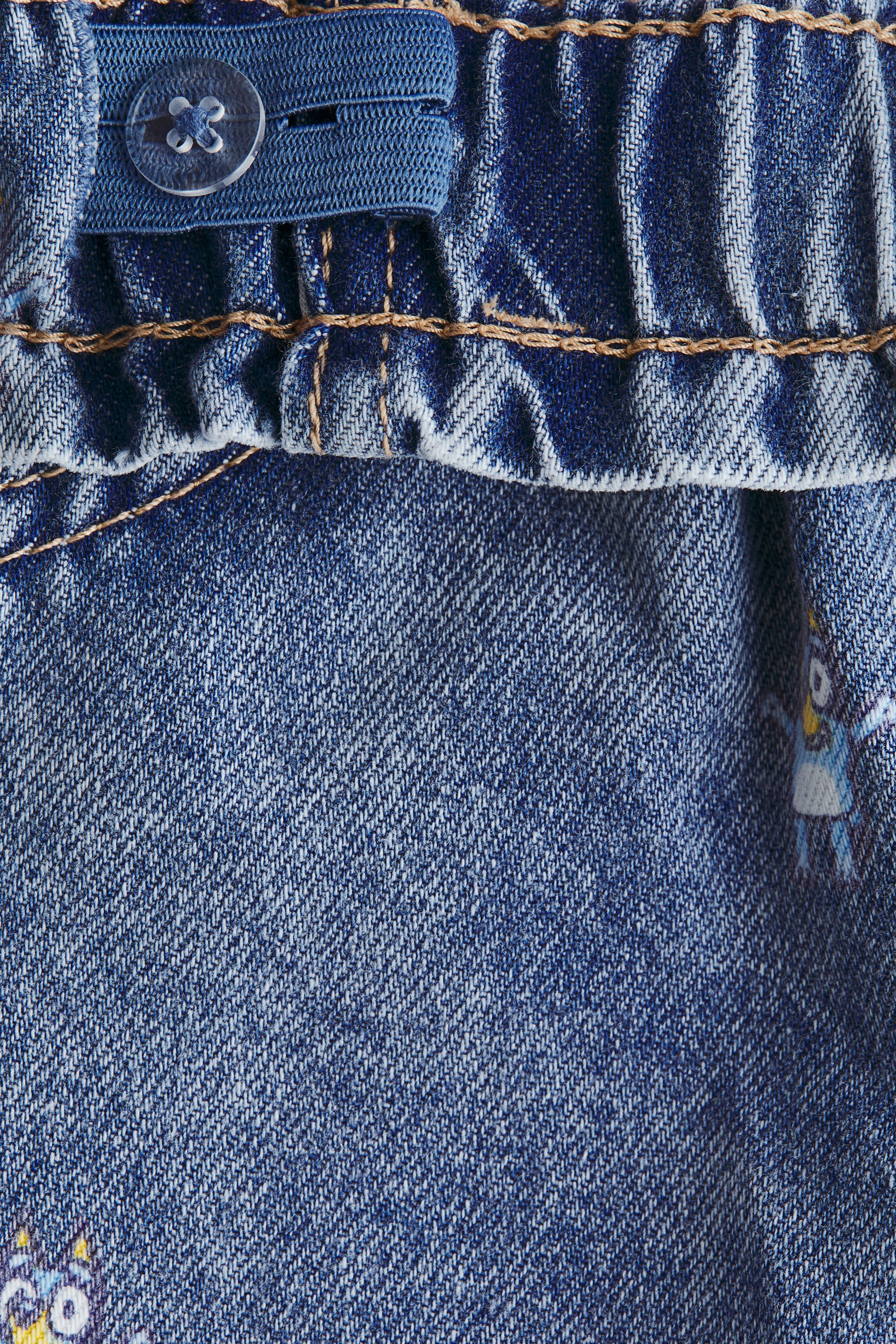 Ampliar la imagen: Loose Fit Tapered Jeans - Azul denim/Bluey - Kids | H&M MX 2