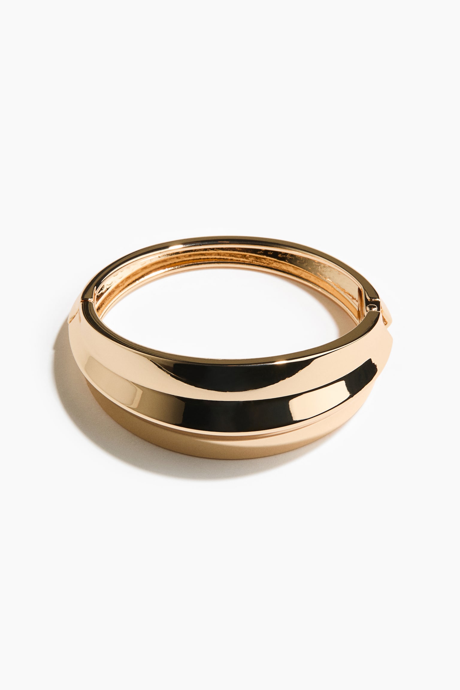 Hinged bangle - Gold-coloured