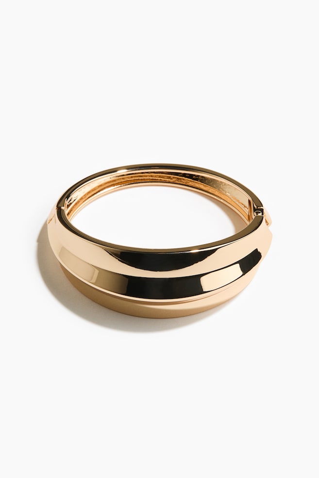 Bracelet jonc à charnière - Doré - 1