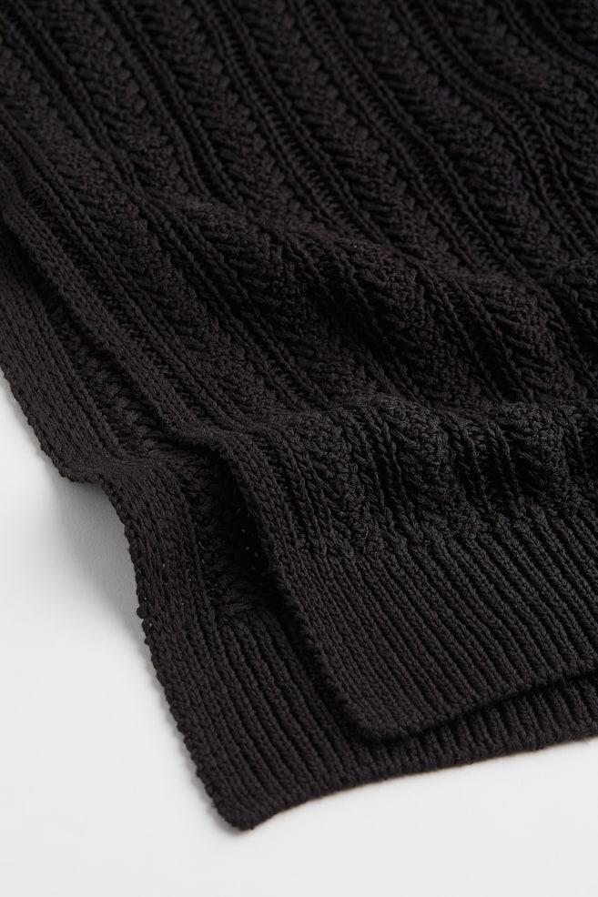 Knitted dress - Black - 2