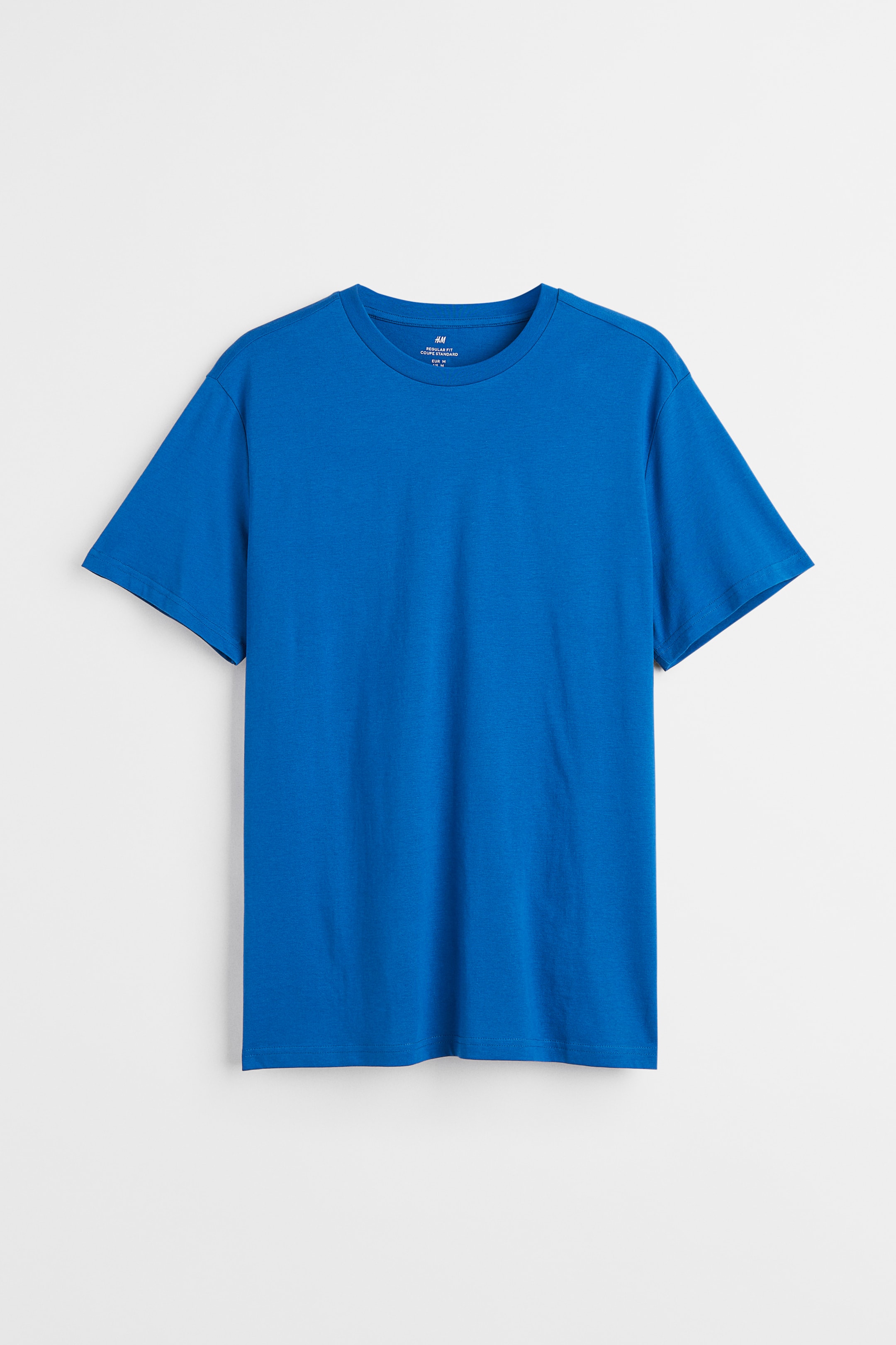 הצגת תמונה גדולה יותר: טישירט Regular Fit - כחול עז - Men | H&M IL 1