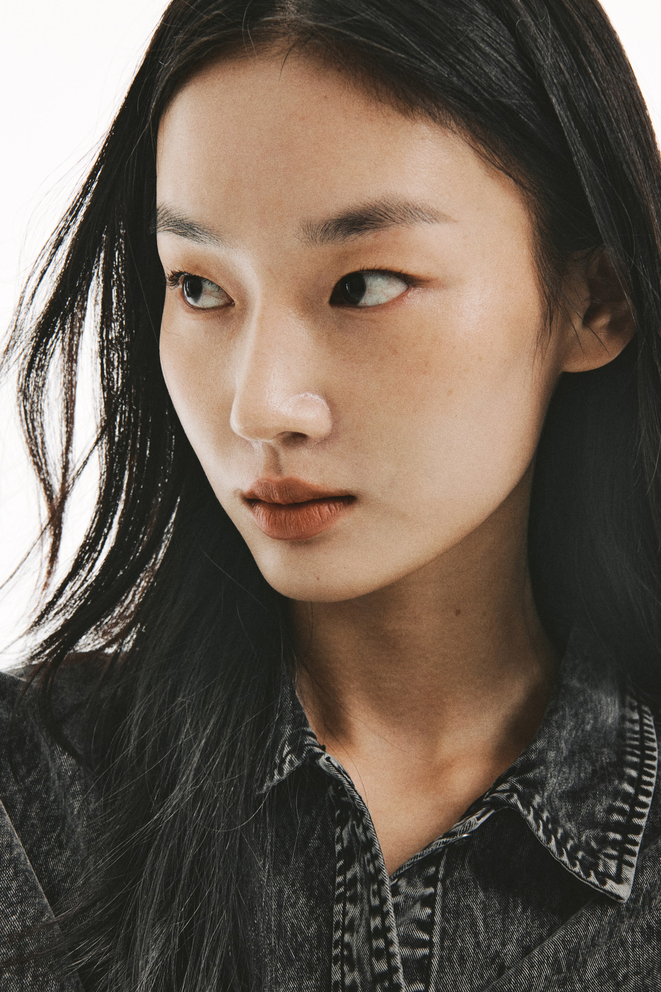 查看大圖: 方形剪裁丹寧襯衫 - 丹寧灰 - Ladies | H&M HK 4