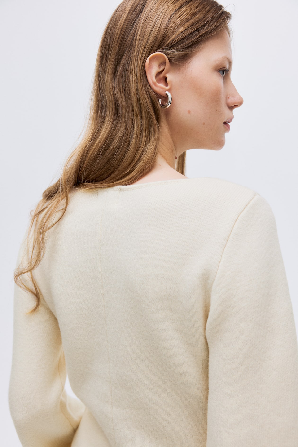 Wool Peplum Top - image 2