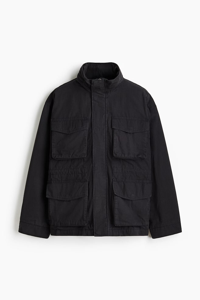 Veste cargo - Noir - 1