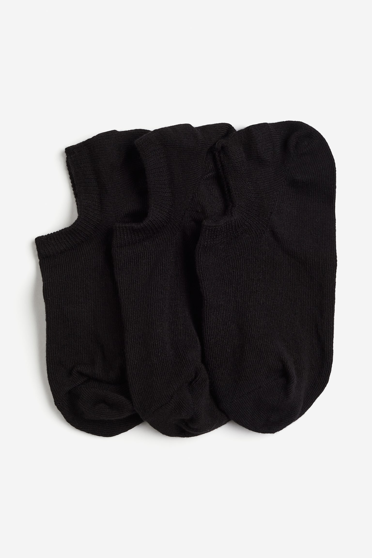 3-pack liner socks - Black/White - 1