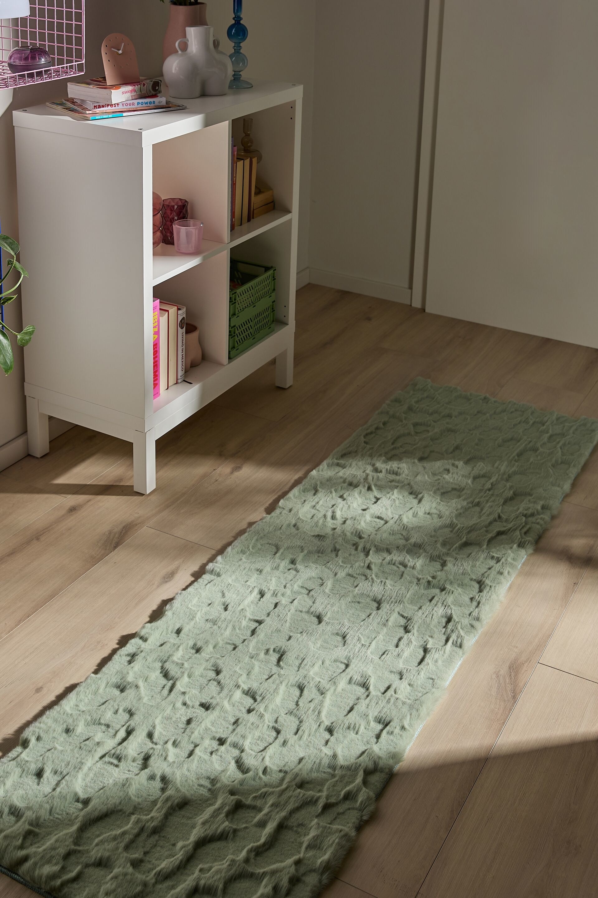 Juoksija Immy - Vihreä/Vaaleanpunainen/Kerma/Harmaa