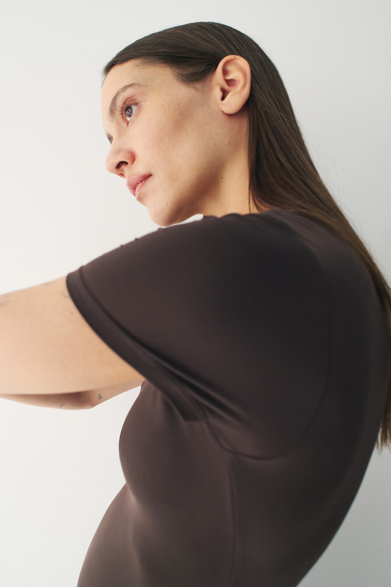 Sculpting Short-Sleeved Thong Bodysuit - image 3