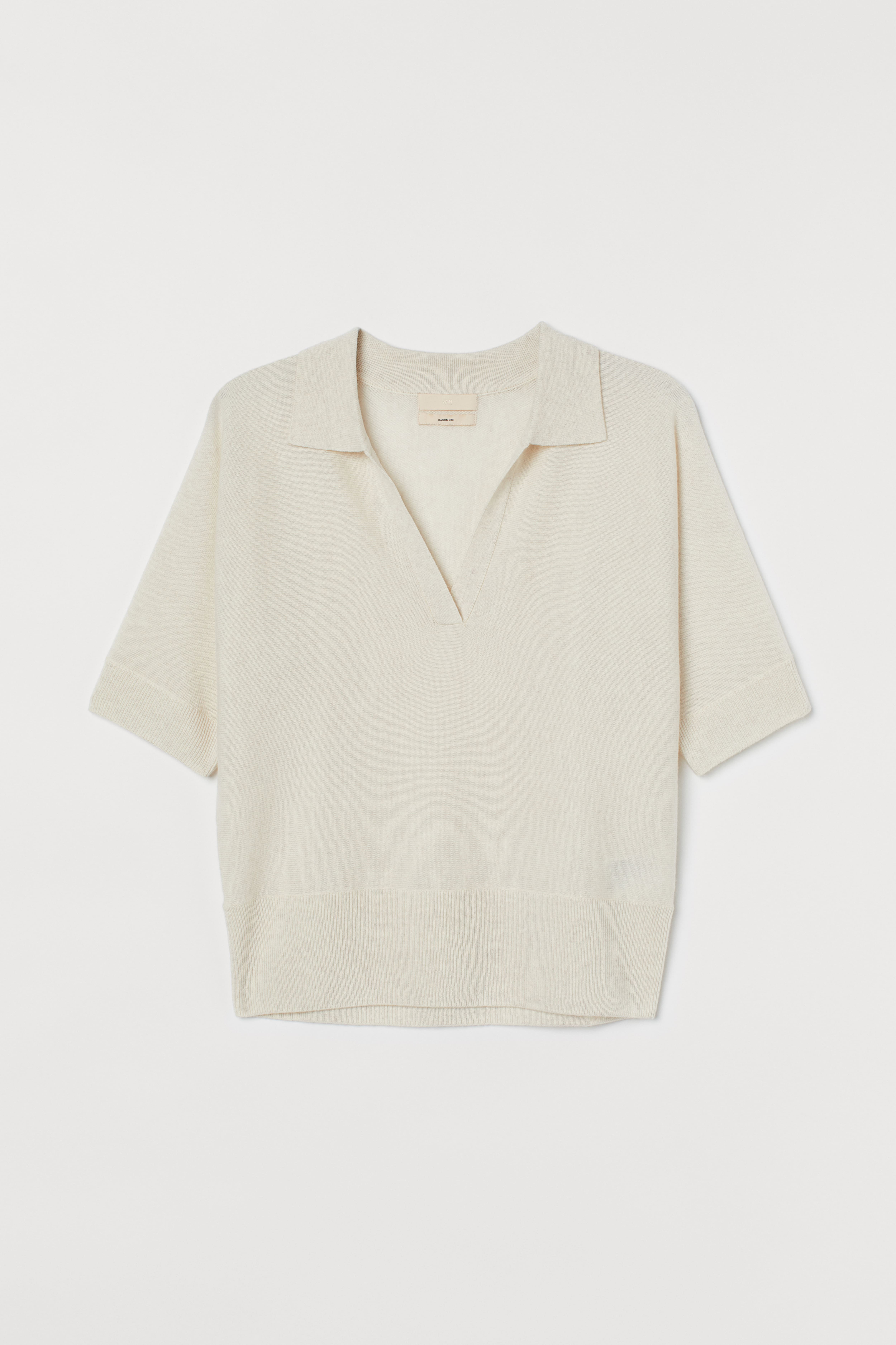 Short sleeved Cashmere Sweater