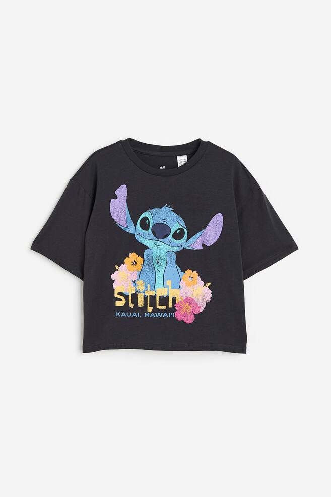 Oversized printed T-shirt - Black/Lilo & Stitch/Black/Stranger Things/Purple/Stranger Things/Light blue/Stranger Things/dc/dc/dc - 1
