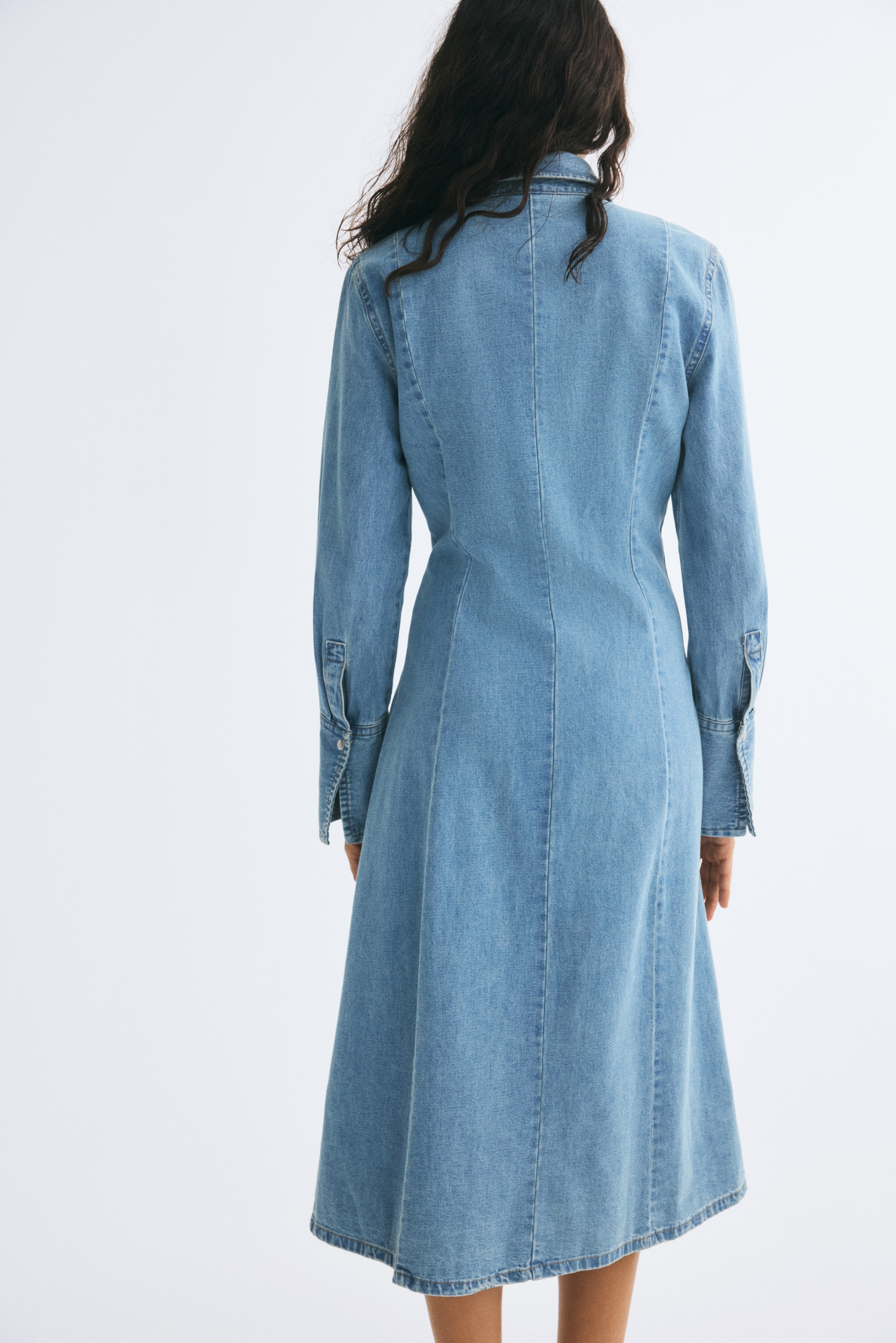 Denim Shirt Dress thumbnail 3