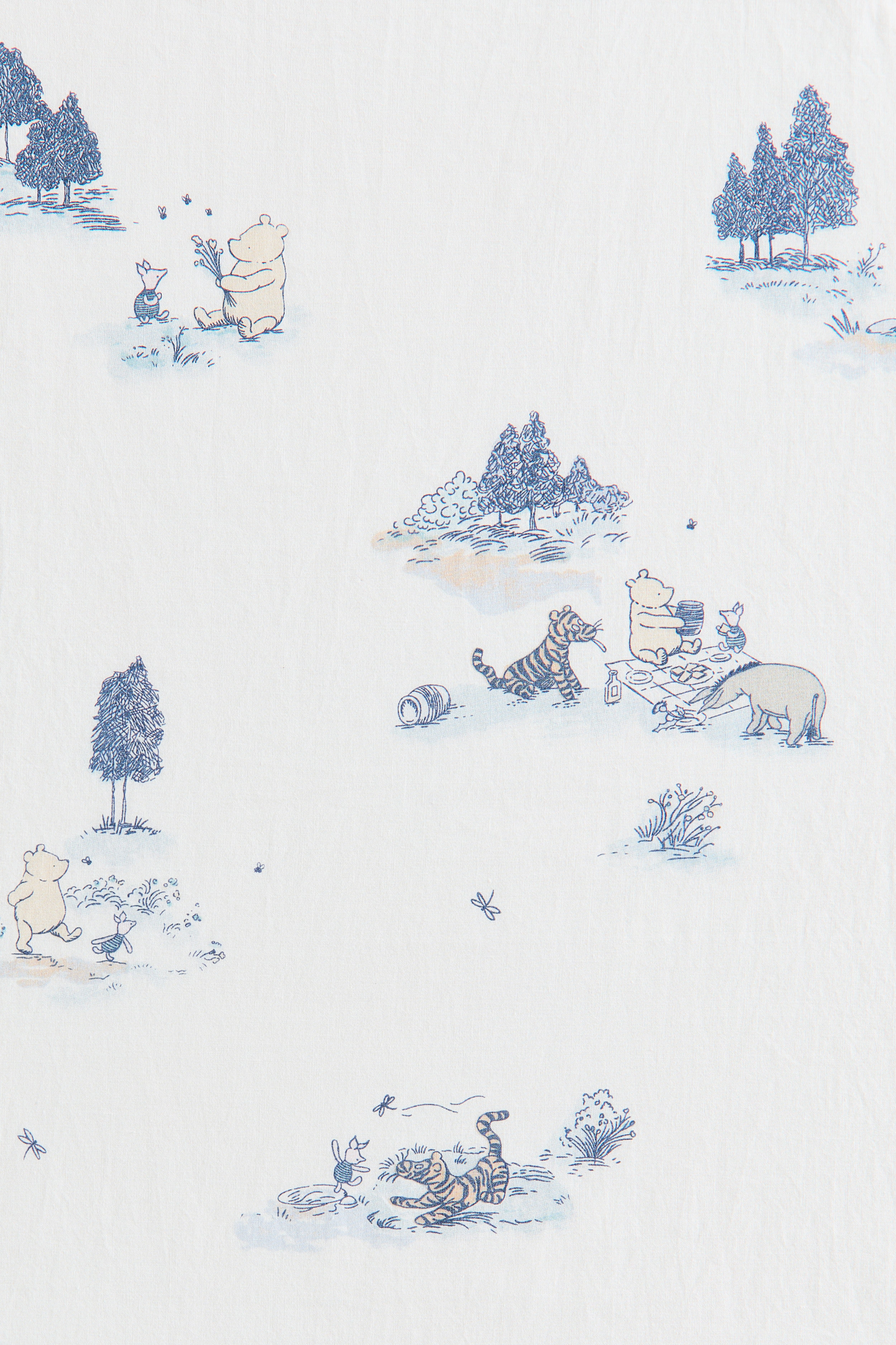 Patterned Percale Crib Fitted Sheet