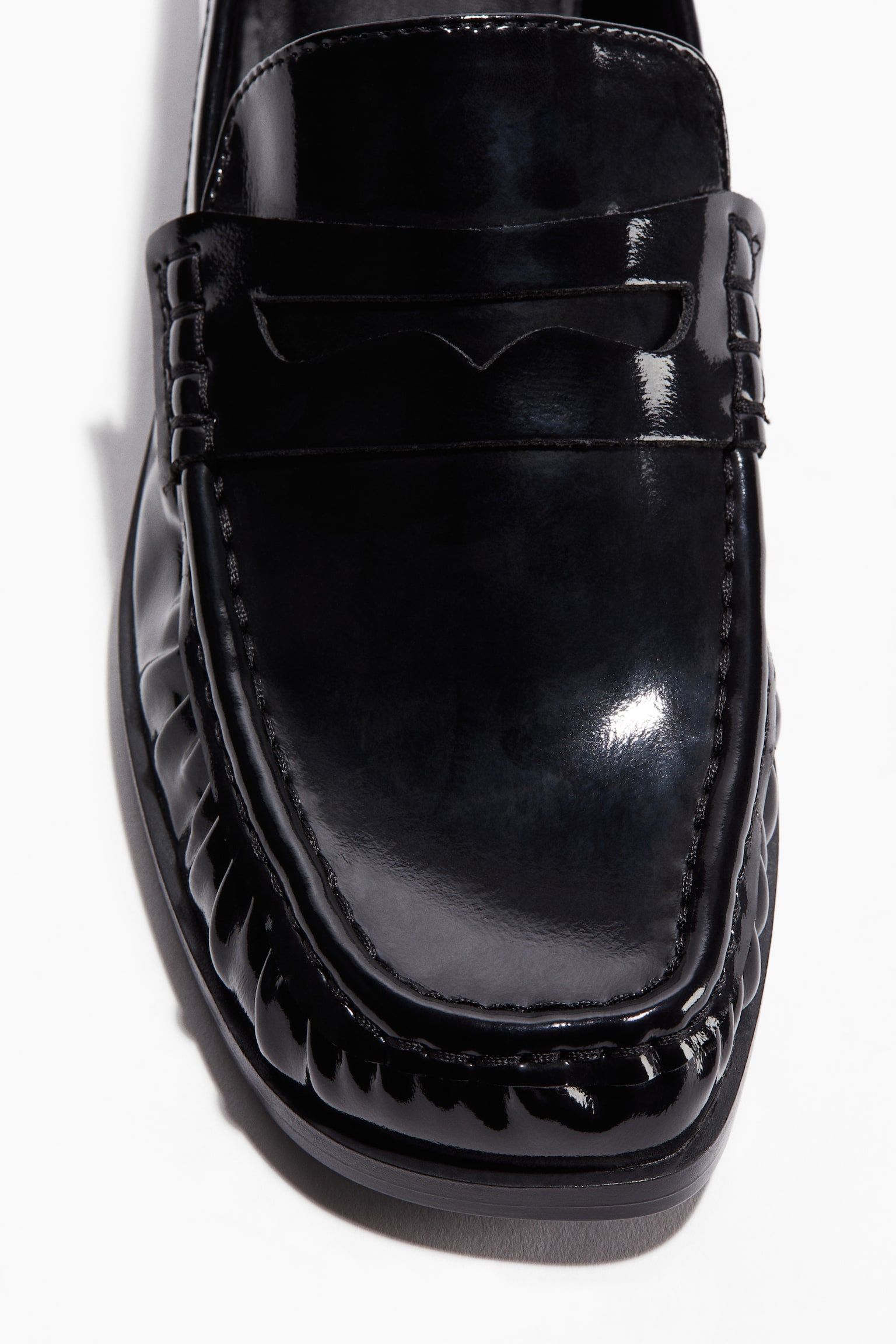 Patent loafers - Black/Burgundy - 6