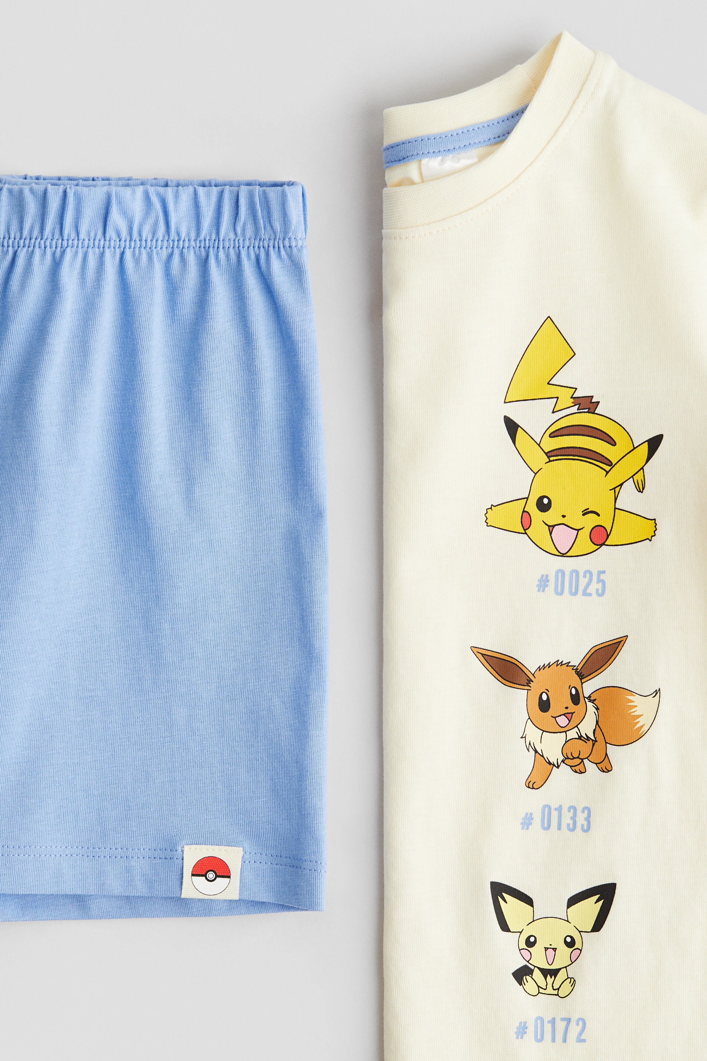Pyjama Enfant Manches Longues Pokemon - Coton Interlock - Taille 3 à 10 Ans - Ensemble 2 Pièces - Pour Garçon Et Fille