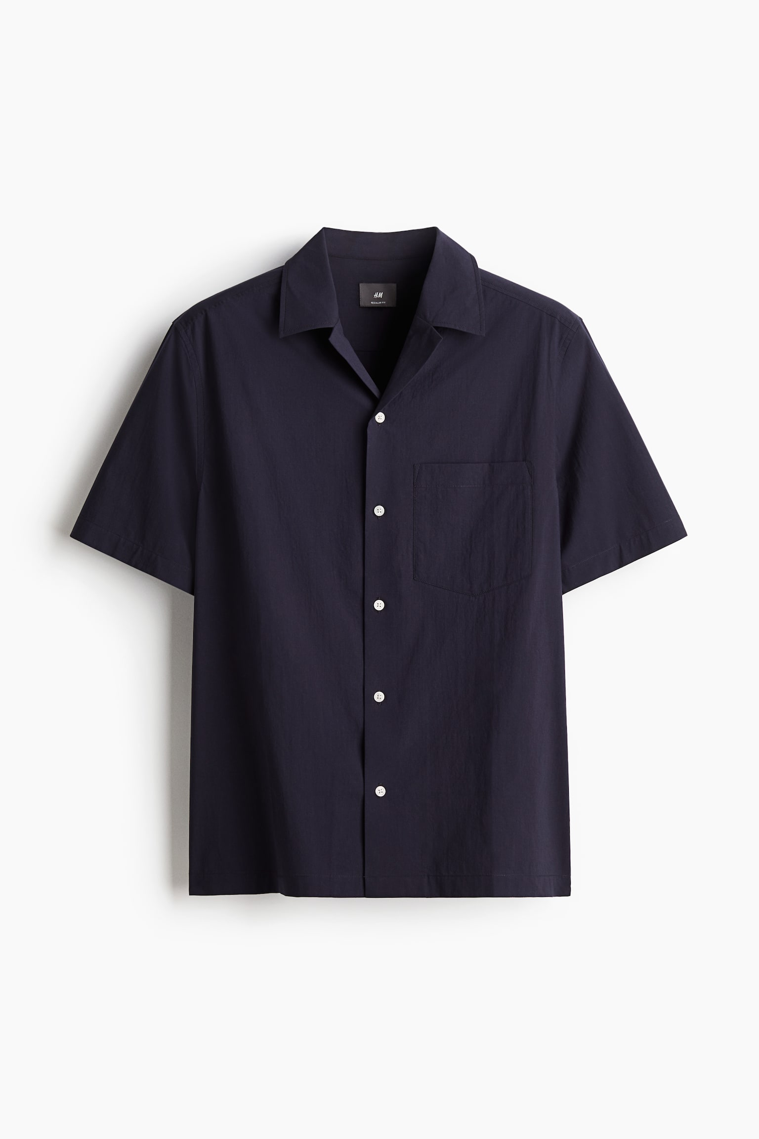 Regular Fit Resort shirt - Navy blue/White - 2