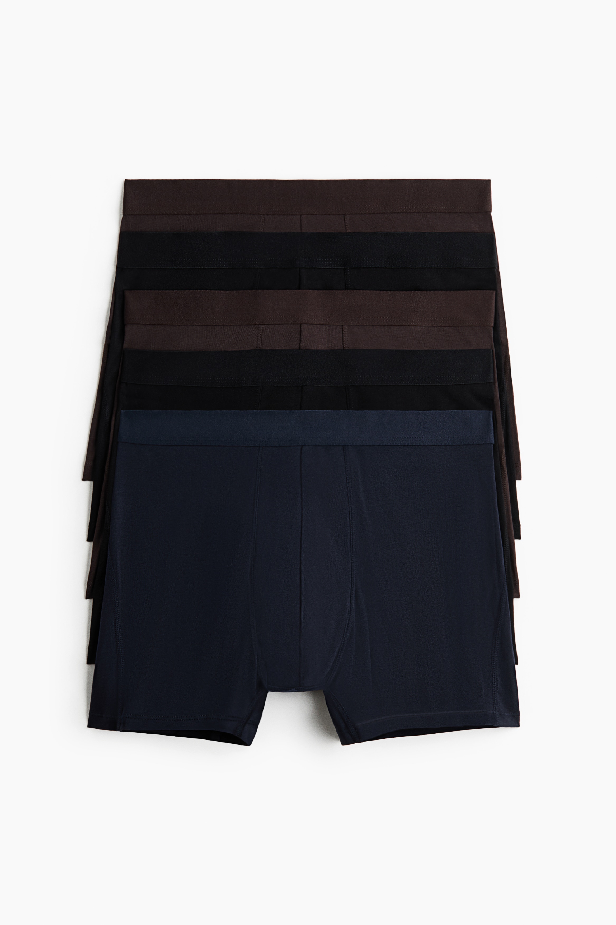 5-pack mid trunks with Lycra®Model