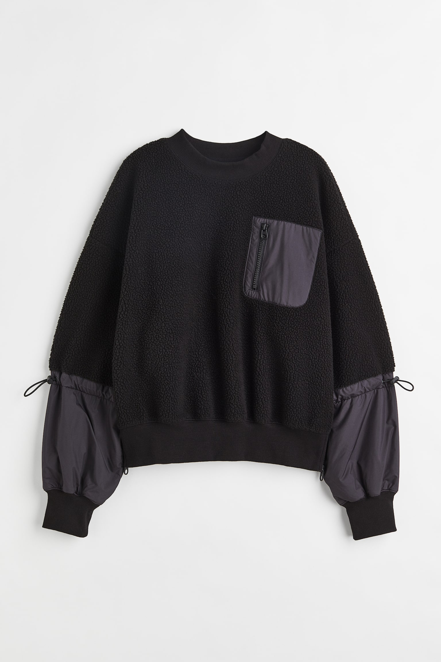 Teddy sports sweatshirt - ブラック - 1