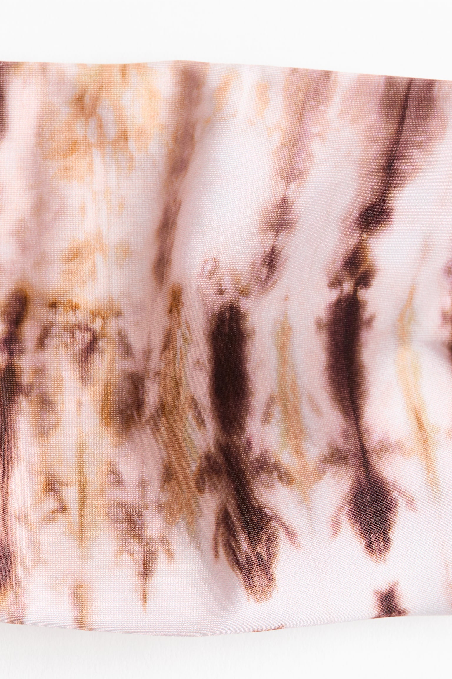 חזיית ביקיני סטרפלס מרופדת - ורוד בהיר/דוגמה/קרם/שחור - 5