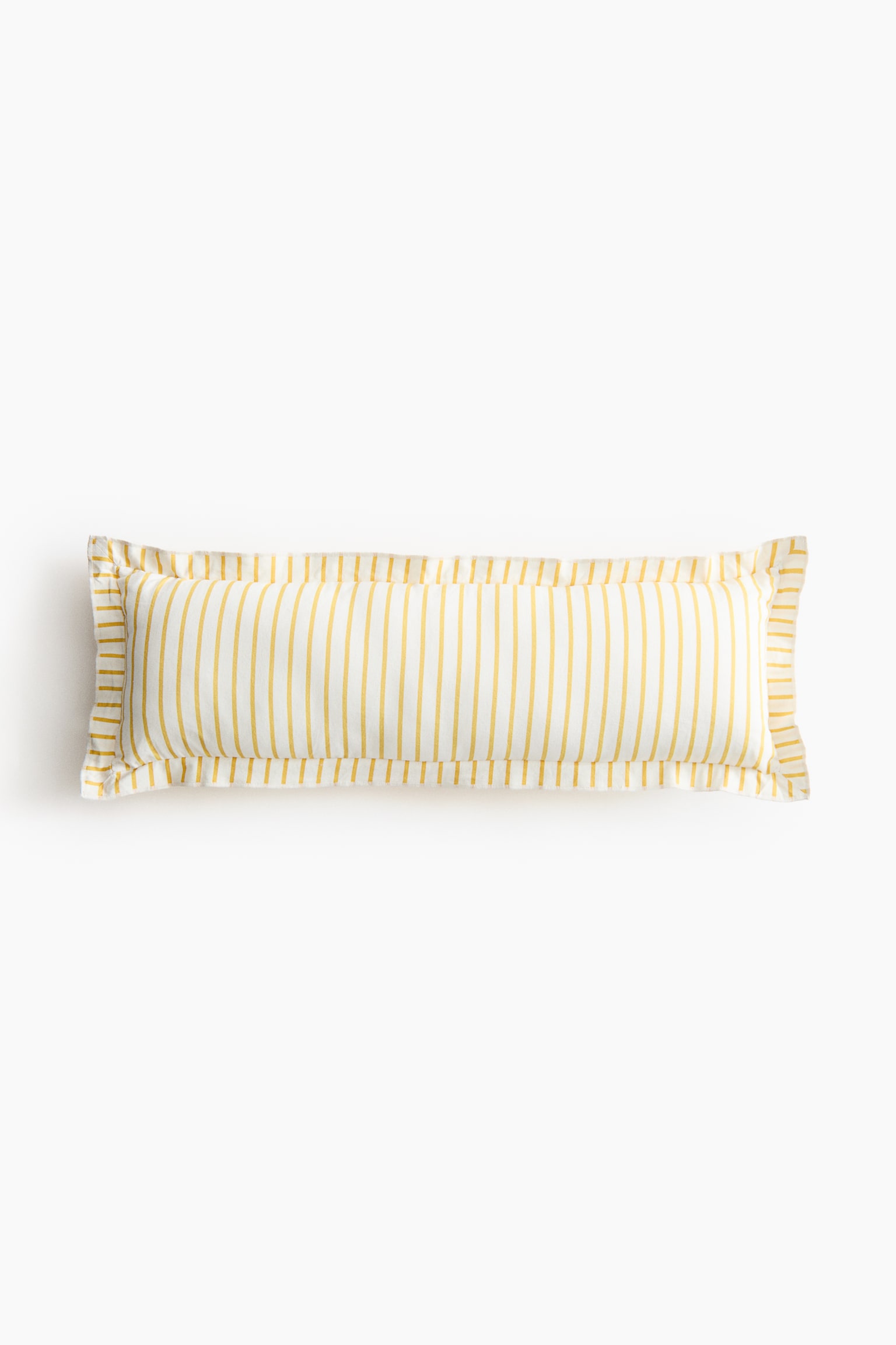Rectangular linen-blend cushion cover - 1