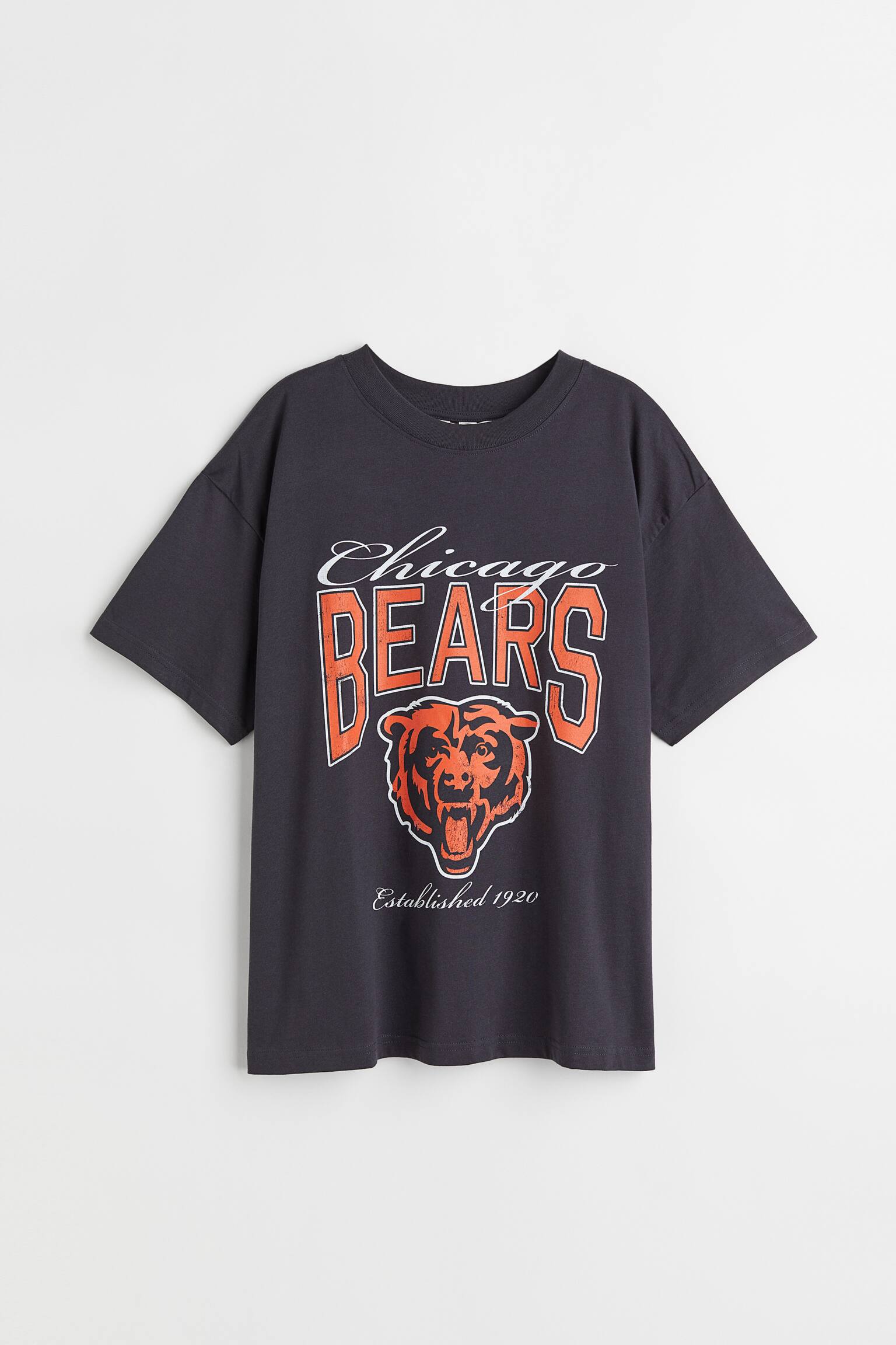 Oversized printed T-shirt - Dark grey/NFL/White/The Rolling Stones/Cream/NFL