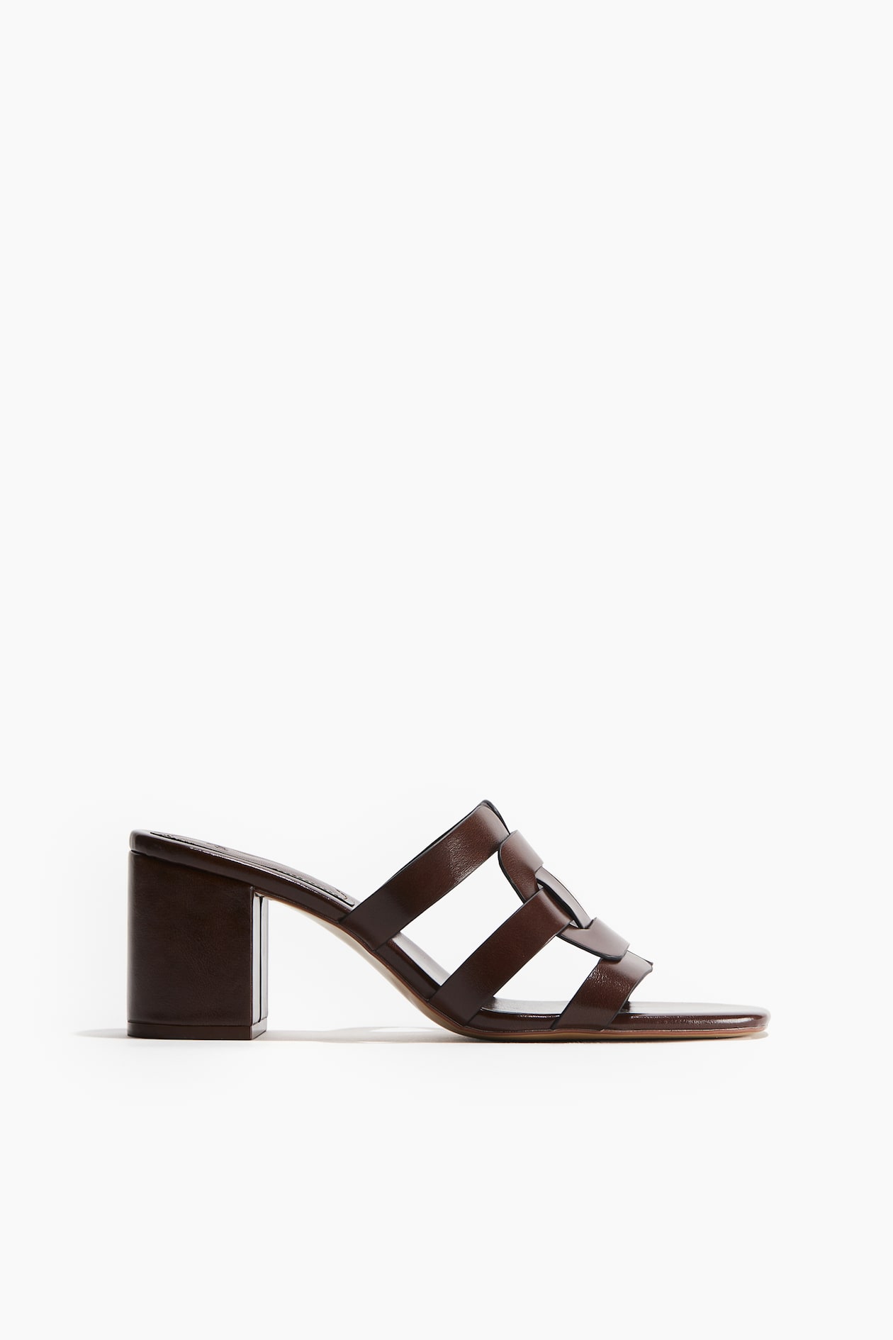 Block Heel Sandals Dark brown Ladies H&M AU