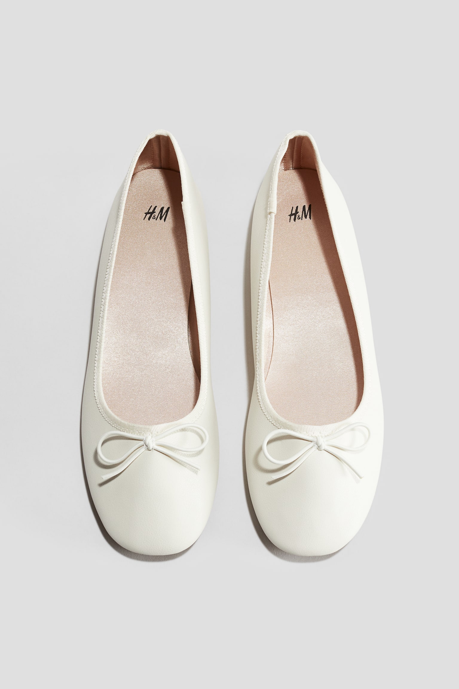 Ballet pumps - White/Black/Light pink - 1