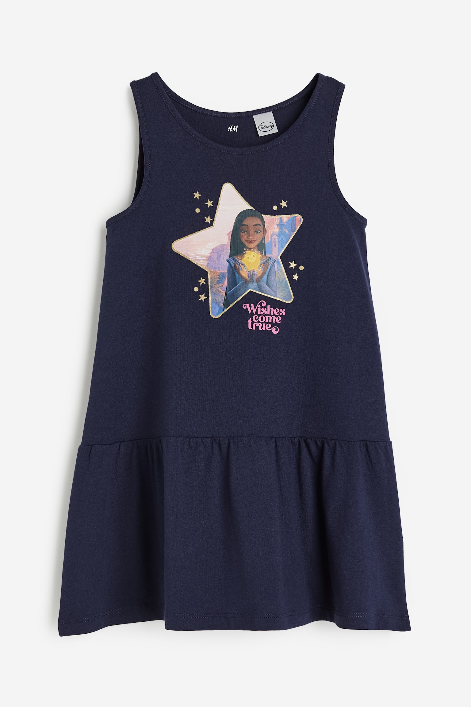 Sleeveless jersey dress - Dark blue/Wish/Beige/Minnie Mouse/Dark grey/SmileyWorld®/Light blue/Frozen - 1