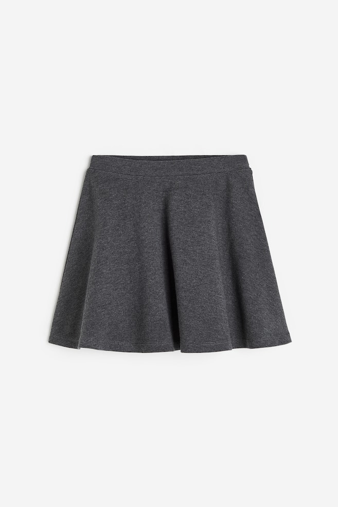 Jersey school skirt - Dark grey/Navy blue/Black - 1