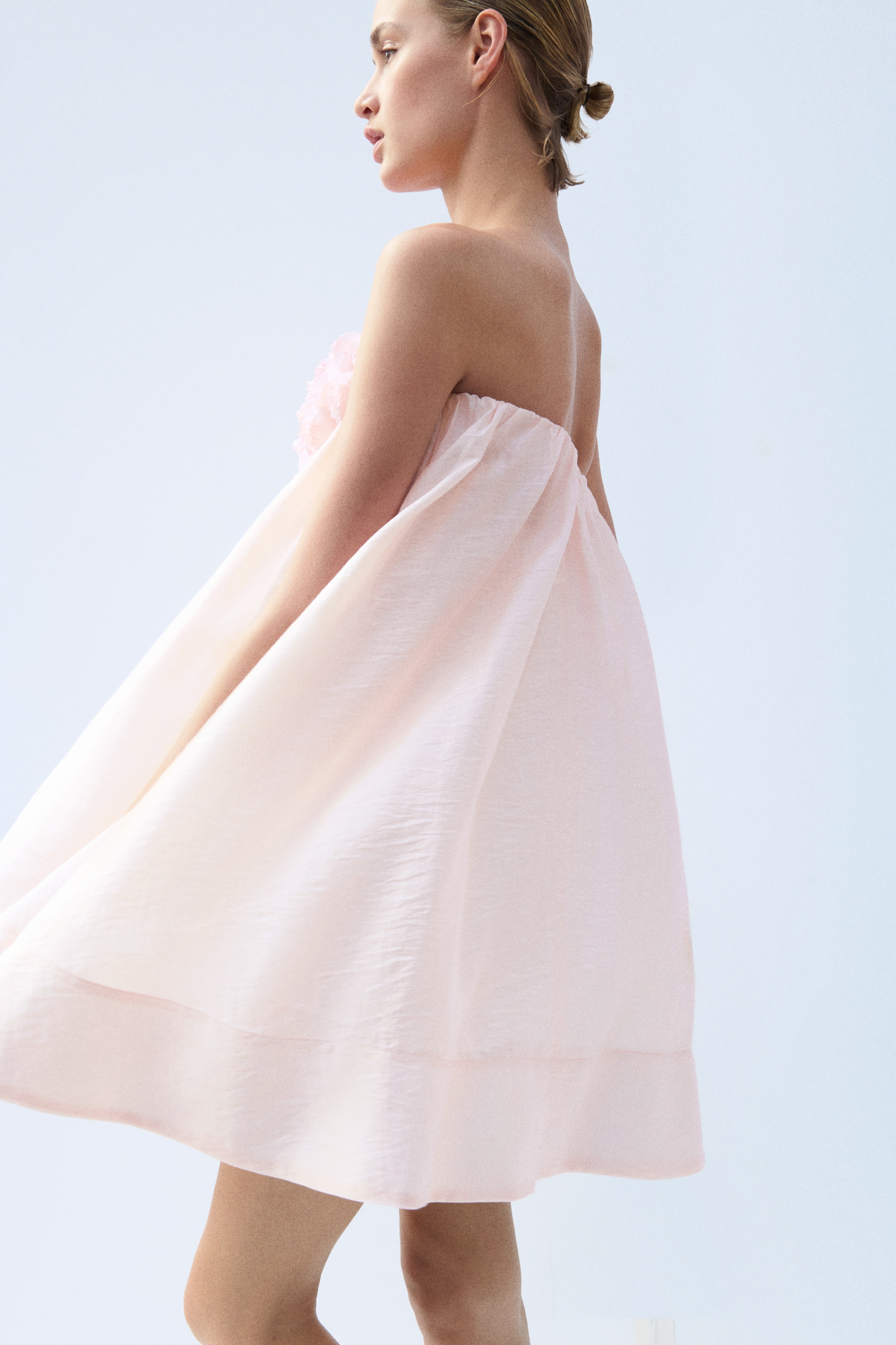 a line tea length dresses for weddings Simple A-line Spaghetti Straps Tea Length Wedding Dress, Bridal Gown, MW916 main image 1