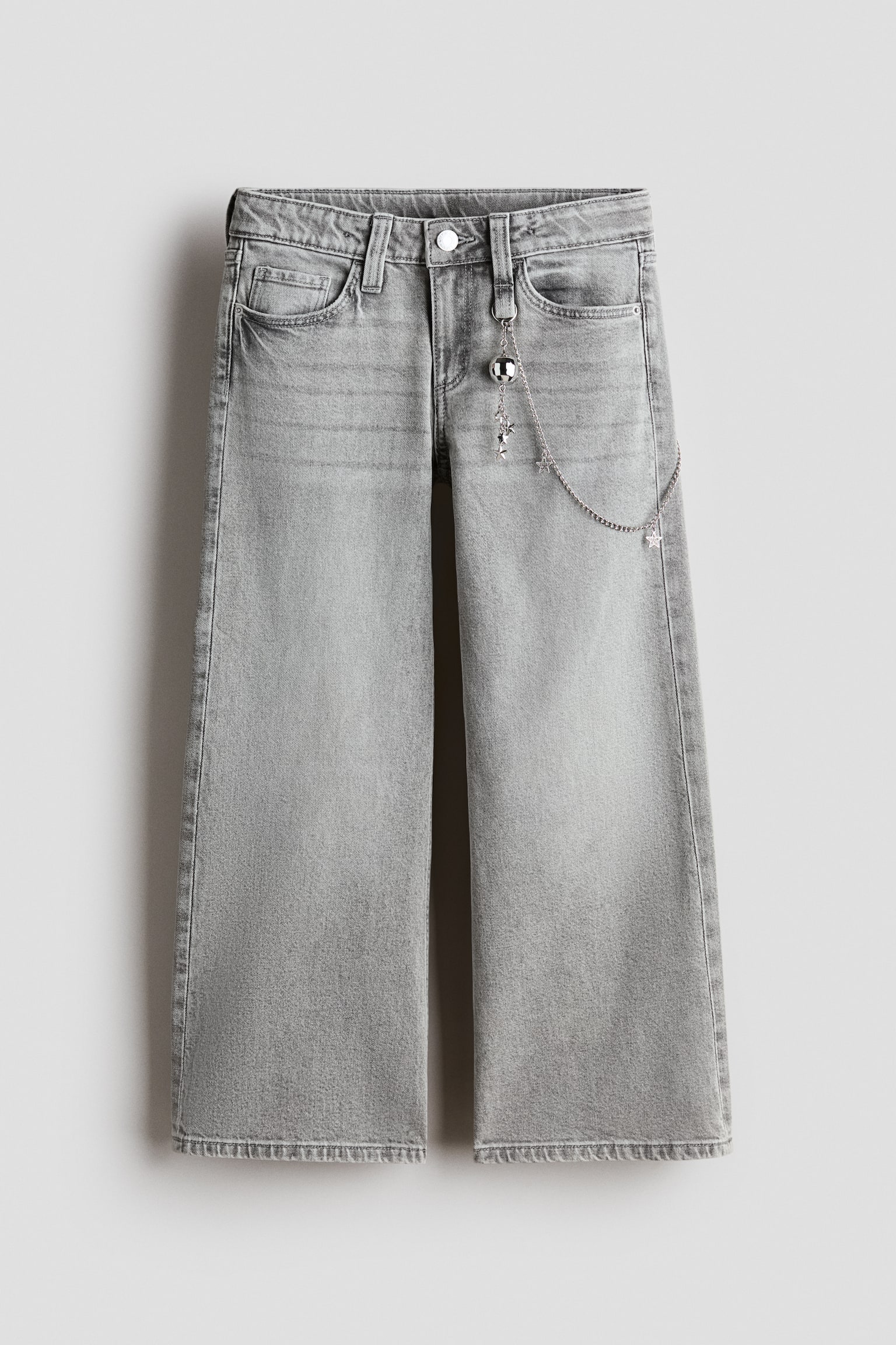 Baggy Fit Bootcut Leg Jeans - Gris claro/Azul denim claro/Lazo/Azul denim claro/Floral/Azul denim claro/Azul denim/Oso de peluche