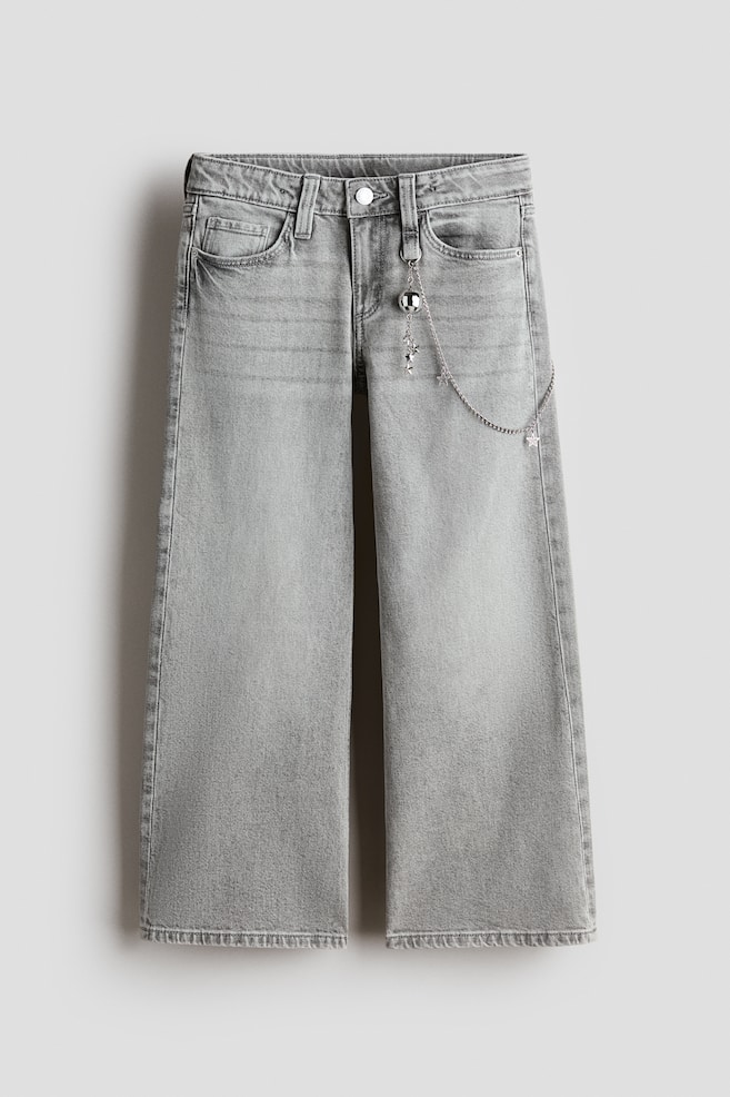 Baggy Fit Bootcut Leg Jeans - Light grey/Denim blue/Teddy bear/Light denim blue - 1