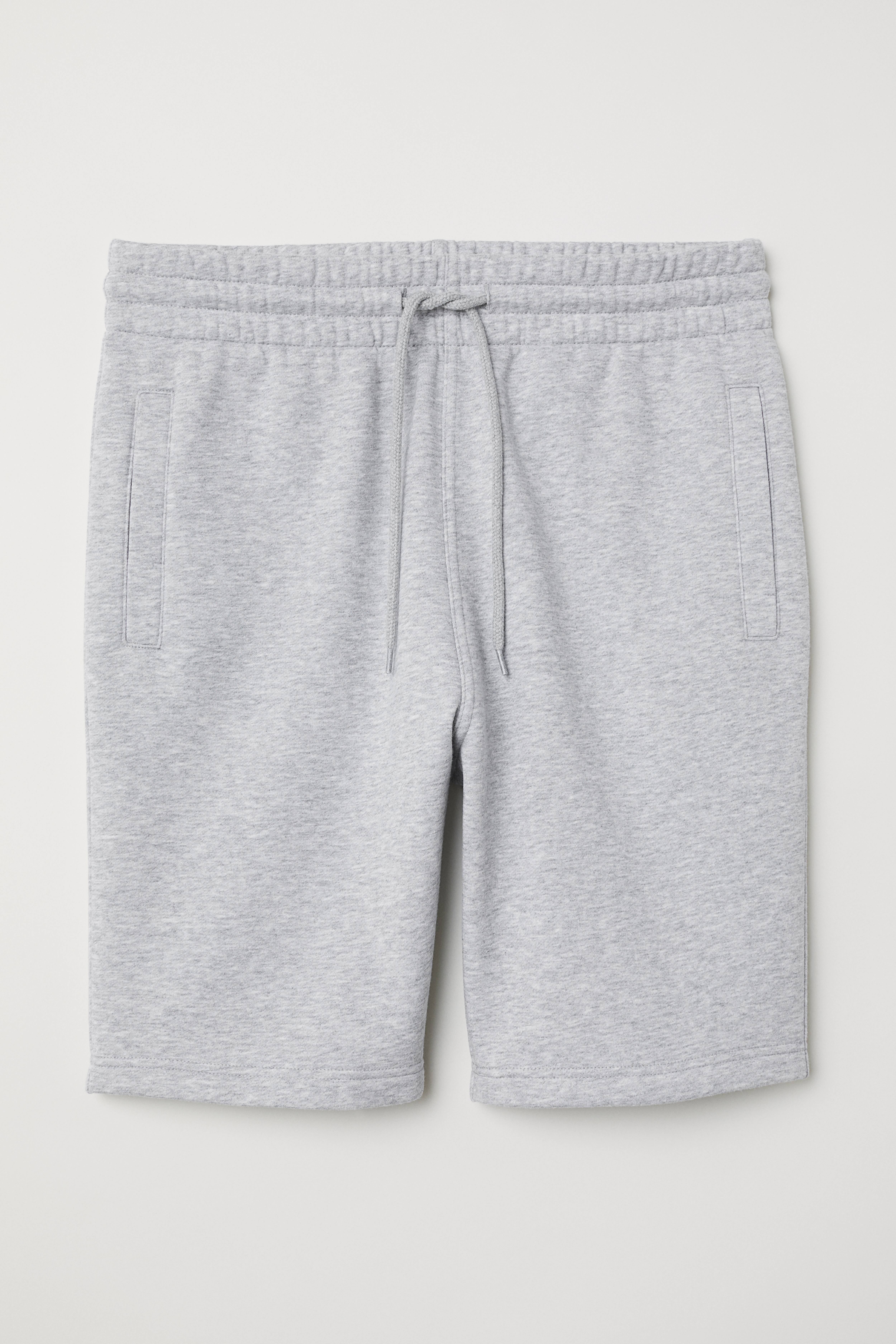 Grey shops sweatshorts men