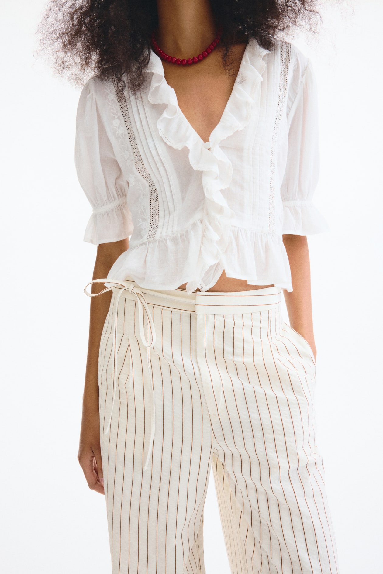 Tie-Detail Pants - image 2