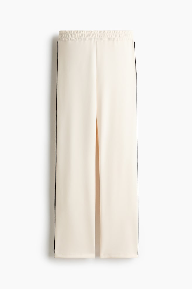 Pull-on scuba trousers - Cream - 1