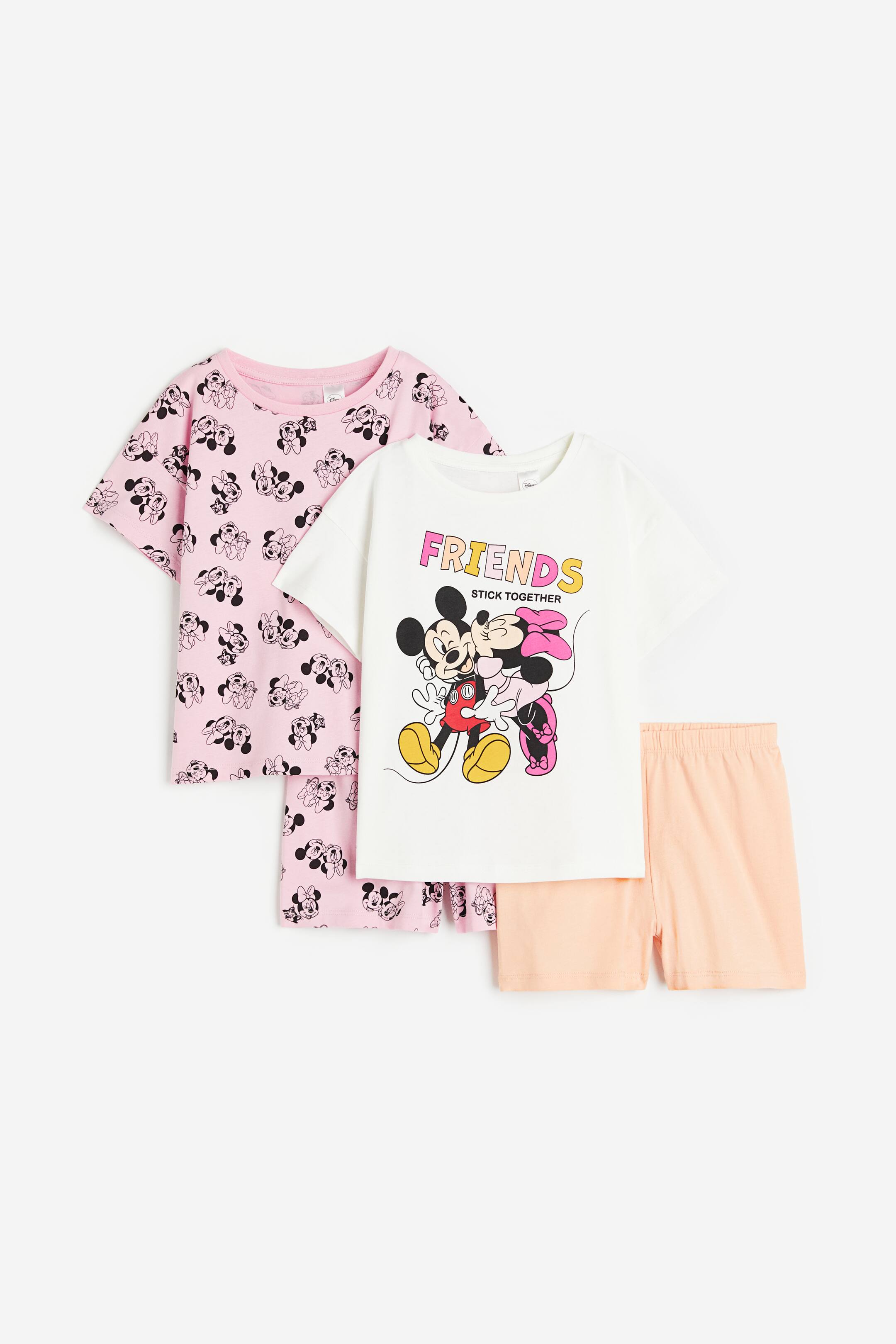 View larger image: 2-pack printed cotton pyjamas - Light pink/Minnie Mouse - Kids | H&M 1