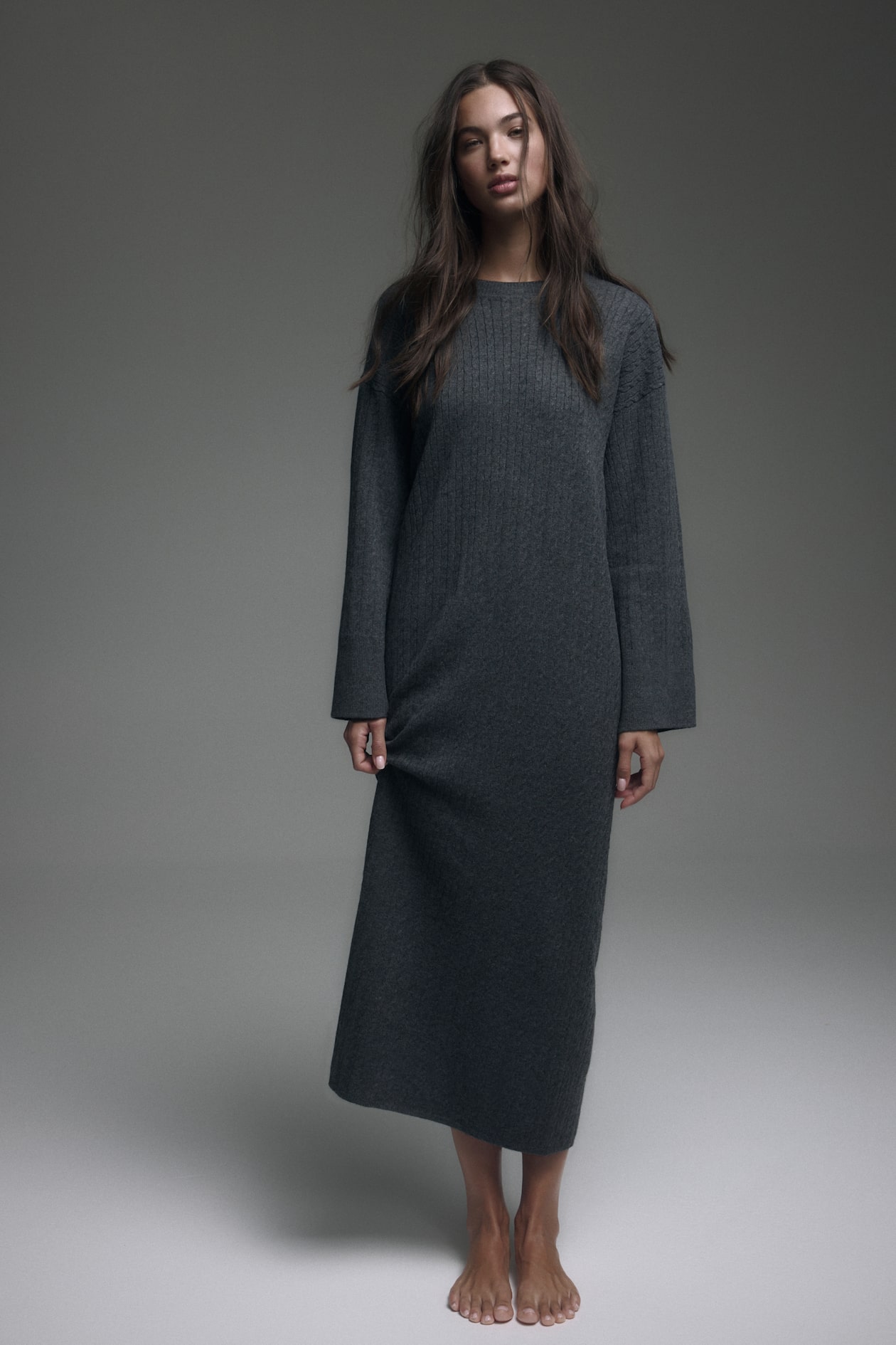 Cable-Knit Dress - image 3