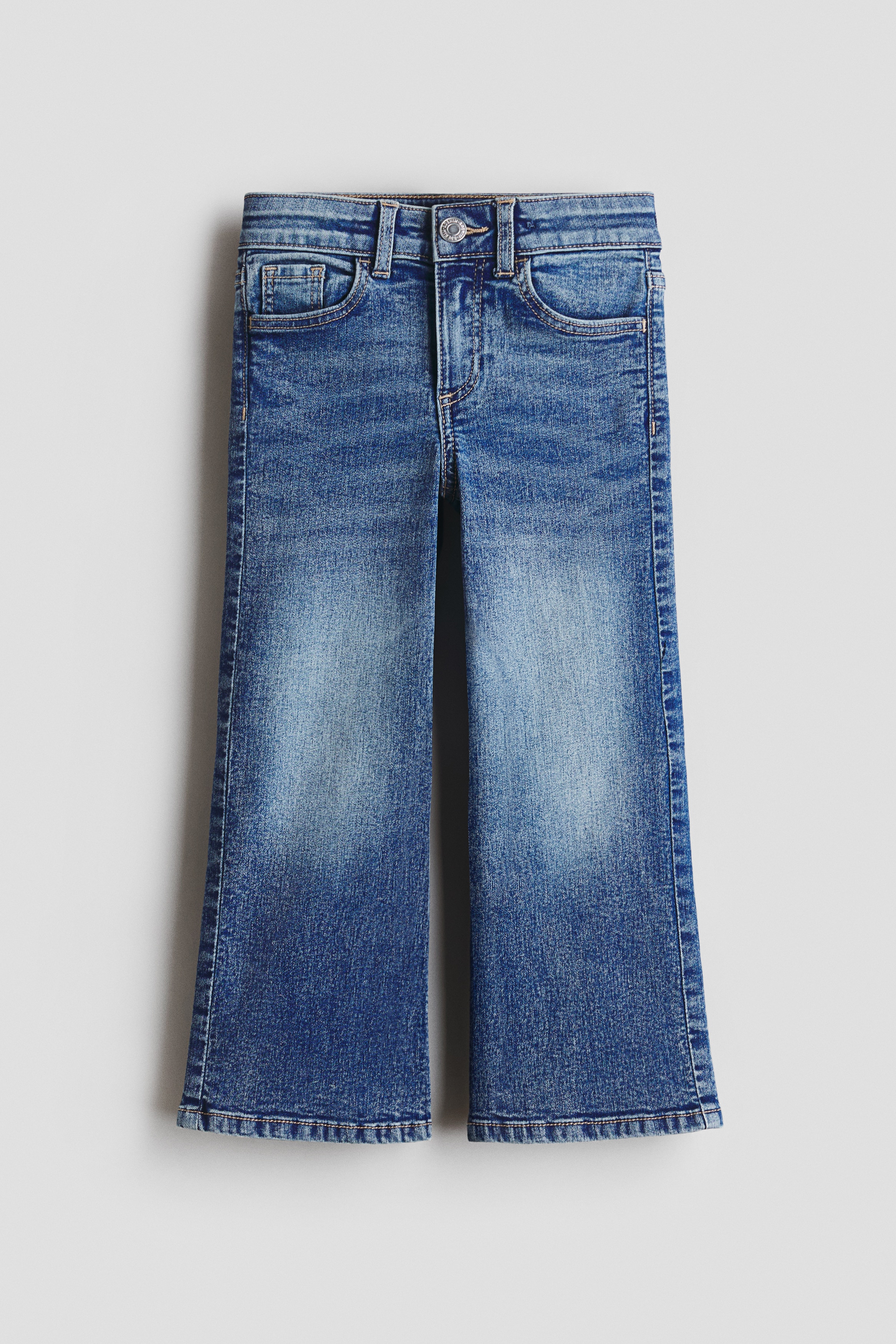 Superstretch Wide Leg Jeans - Washed denim blue/Light denim blue/Dark denim blue/Light denim blue/Denim blue/Dark denim blue