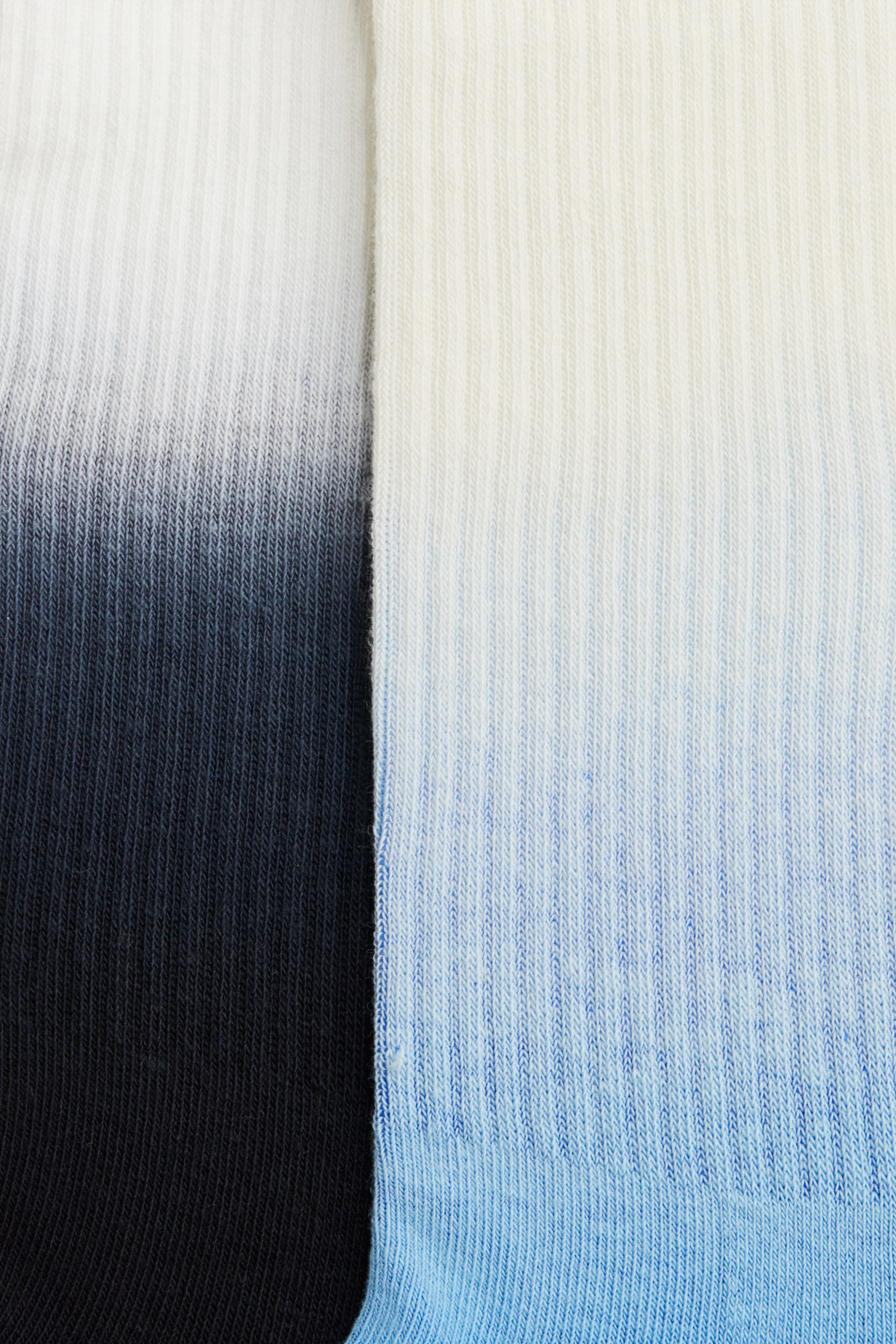 2-pack socks - Light blue/Black/Beige/Black - 2