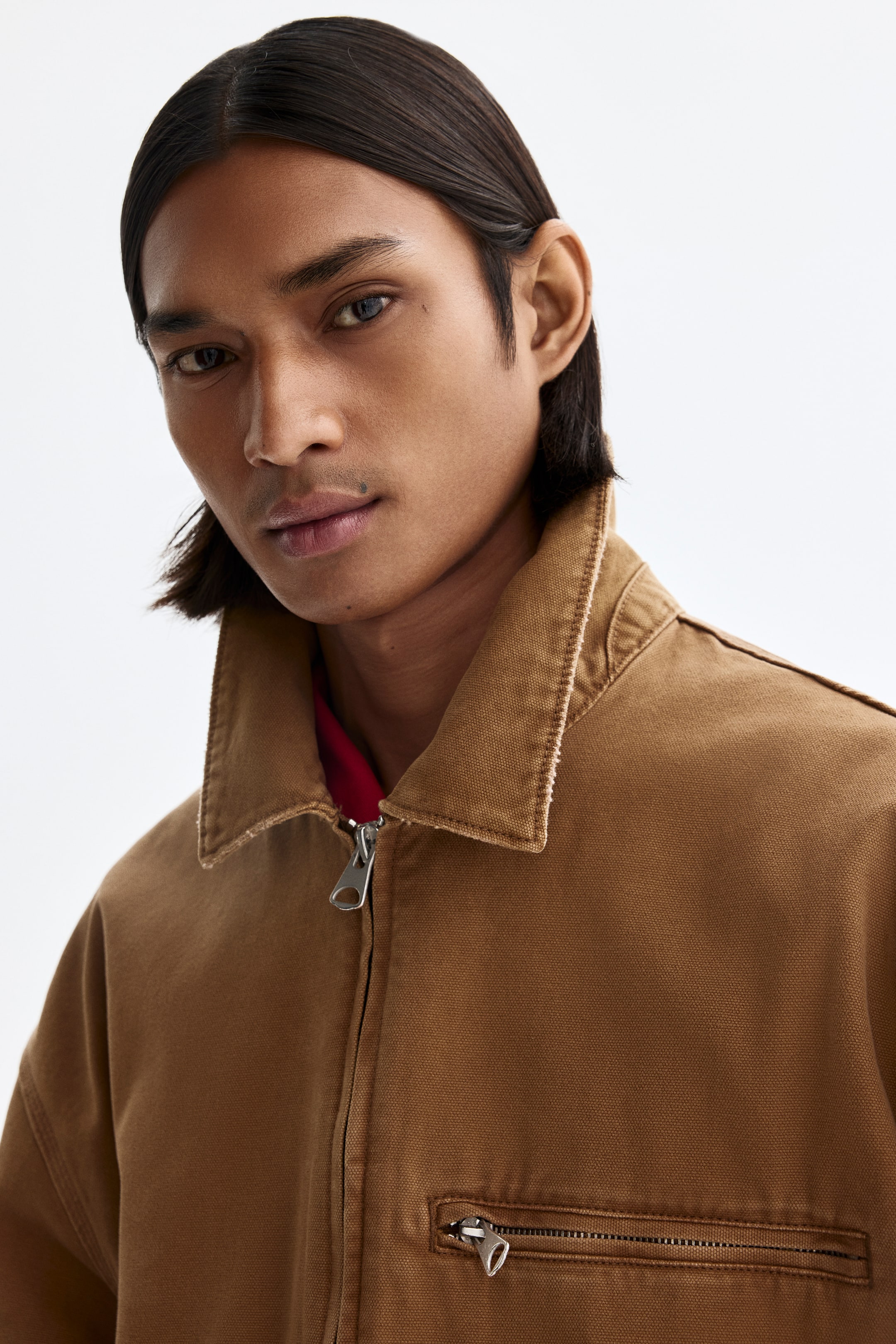 Veste avec col