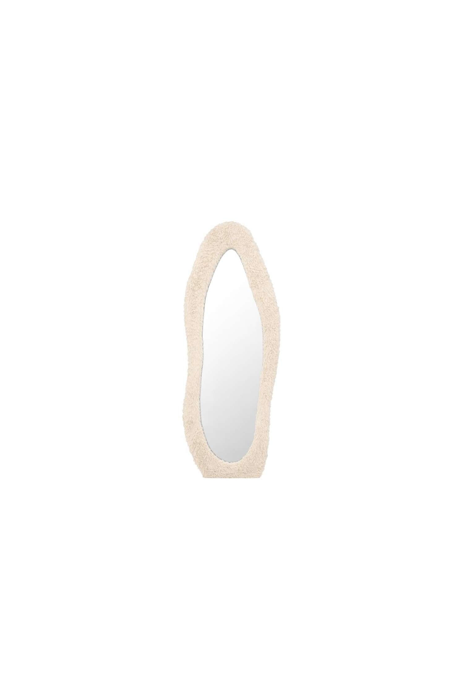 Espejo Grande Mirza - Vidrio, Beige