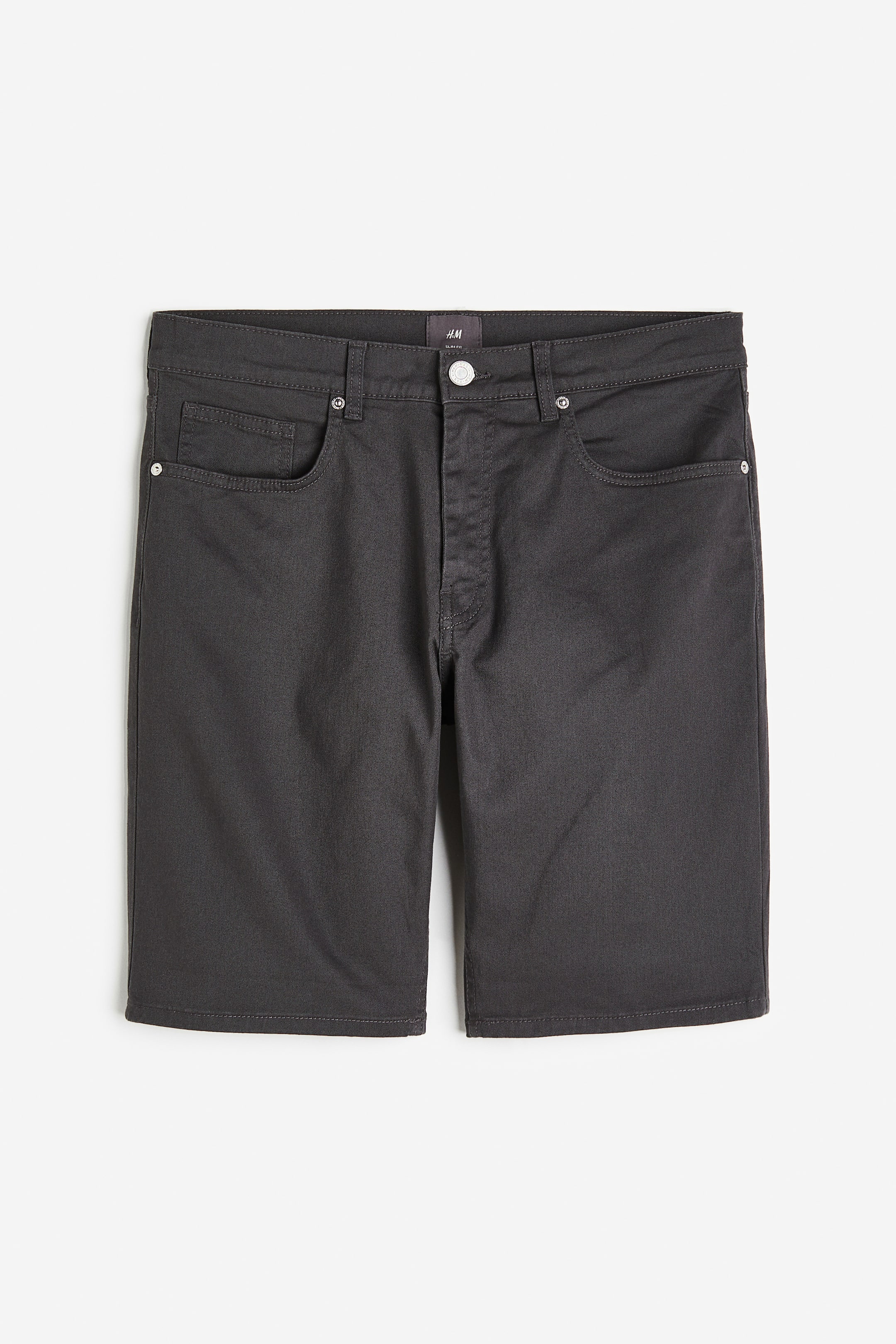 Slim Fit Cotton Twill Shorts