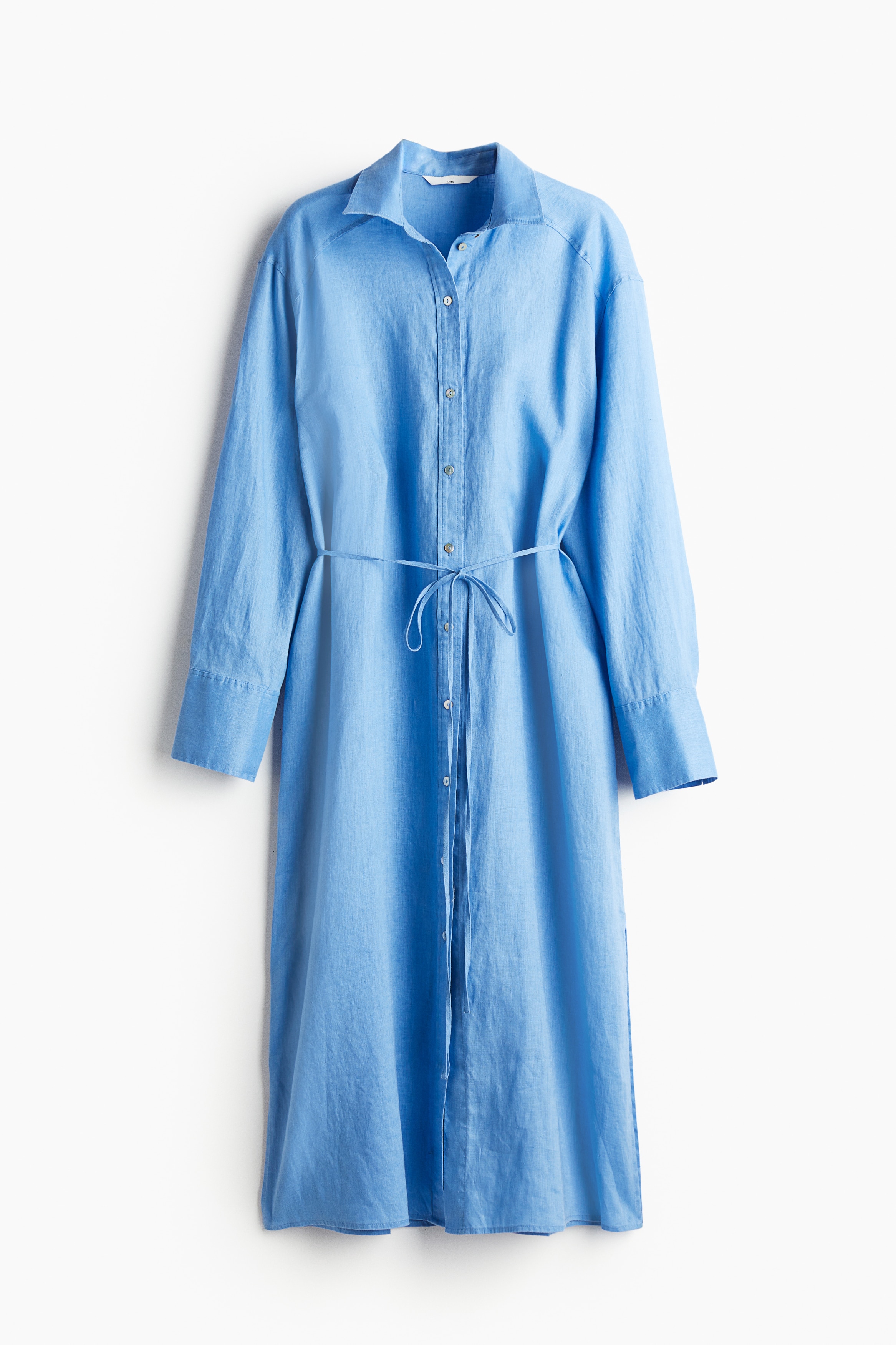 Linen Shirt Dress - White - Ladies | H\u0026M US