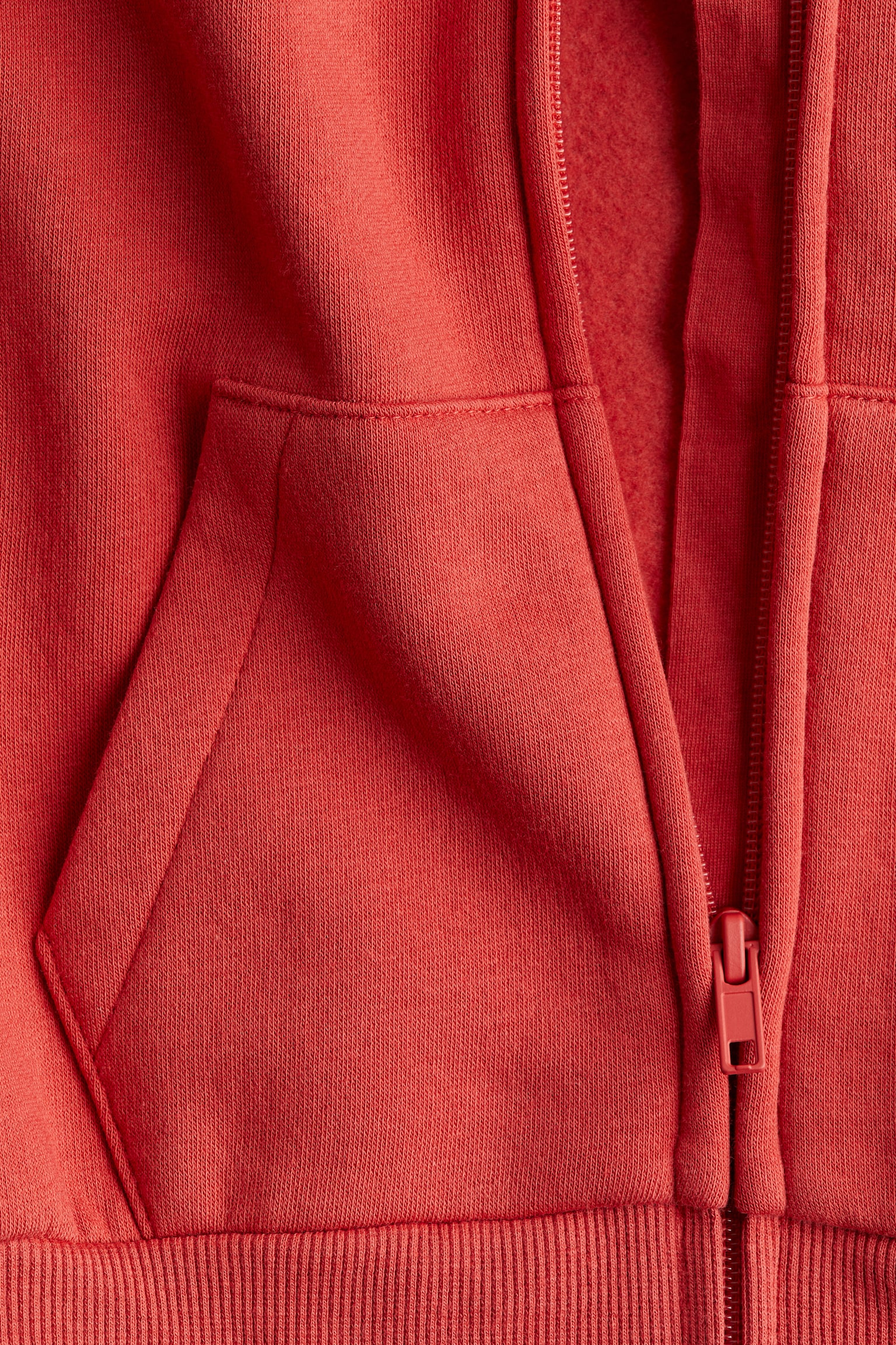 Zip-through hoodie - Light red/Black/Dark turquoise/Light grey marl/Navy blue/Light blue/Dark green/Block-coloured - 2