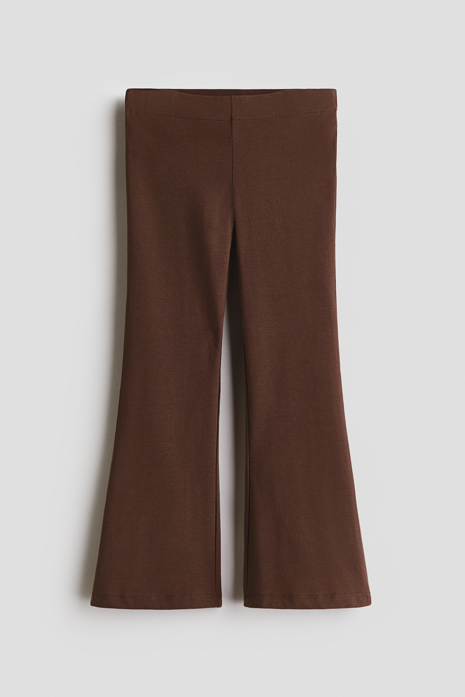 Ausgestellte Baumwollleggings - Braun/Schwarz/Mattlila/Geblümt/Hellgraumeliert/Puderrosa