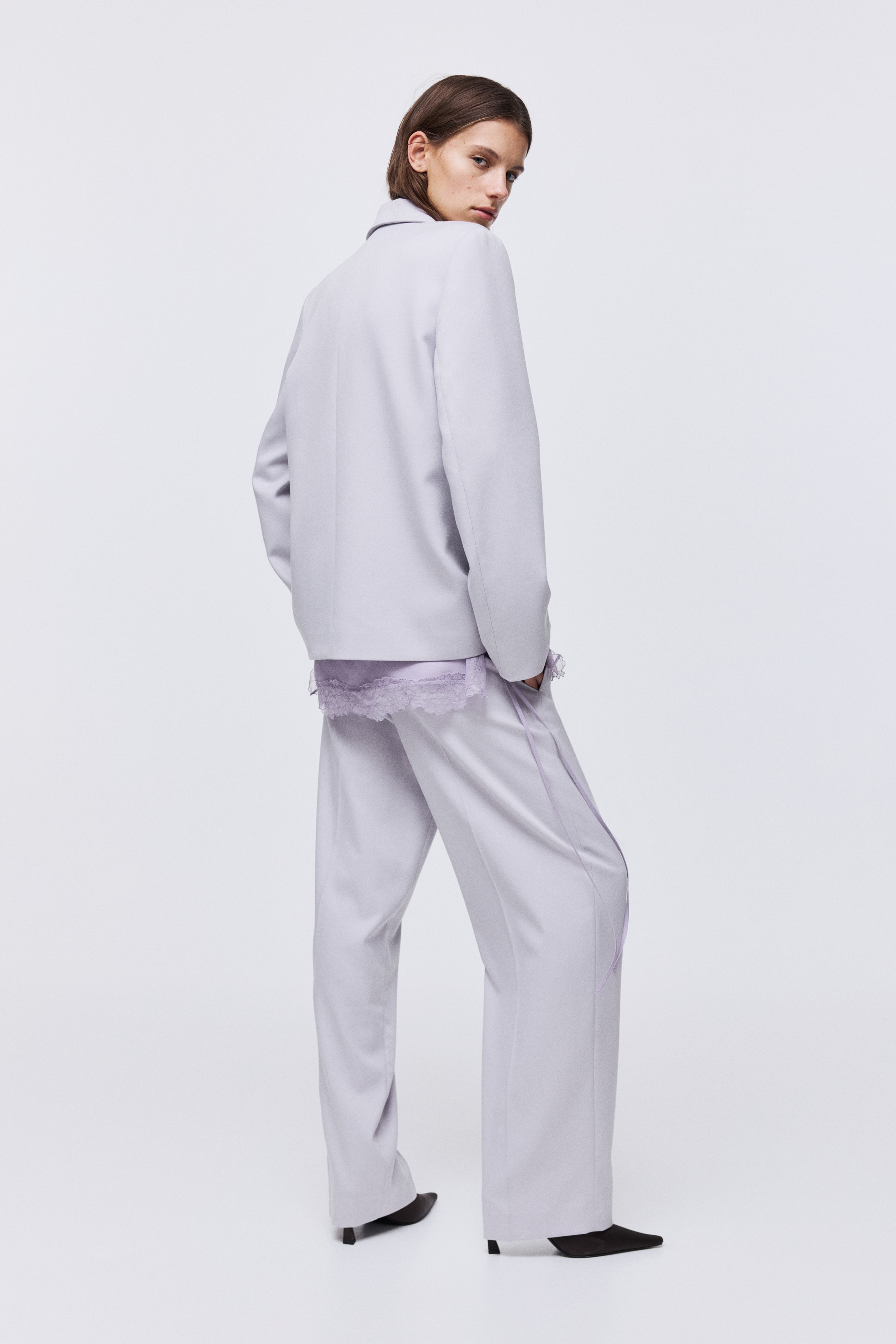 open lace back dress Amazon.com: Concitor Men's Dress Pants Trousers Flat Front Slacks Lavender  Light Purple 38 : Clothing, Shoes & Jewelry